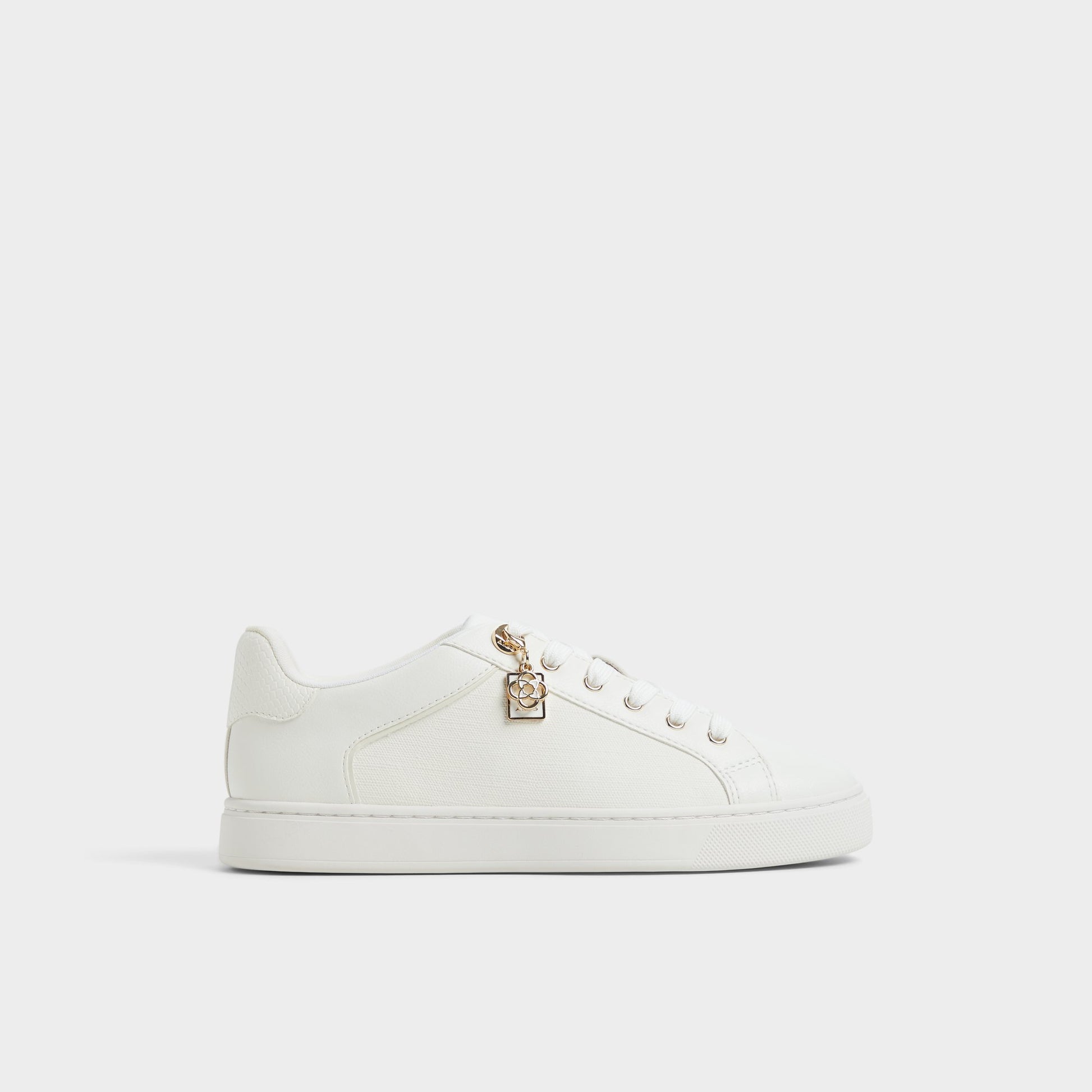 Vue principale de Blanc Elgata Sneaker bas pour Femmes