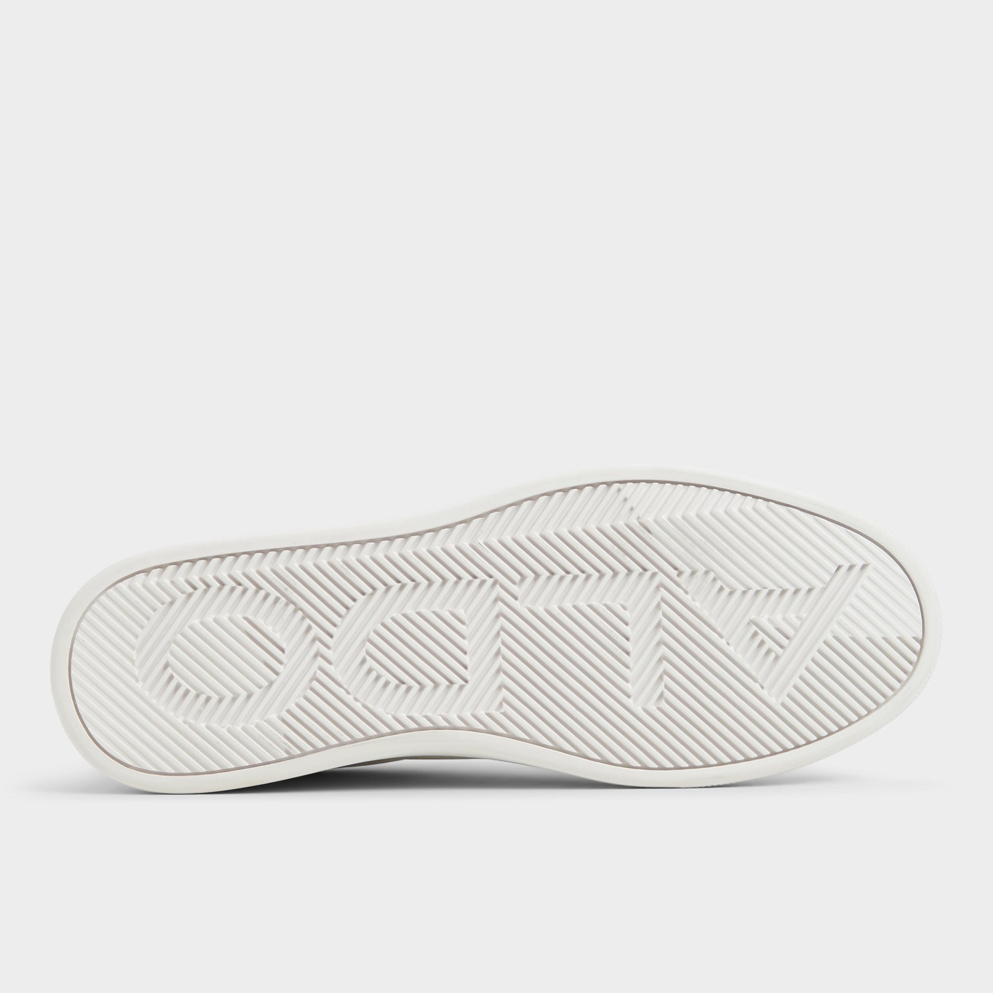 View of White Elgata Sneaker's sole