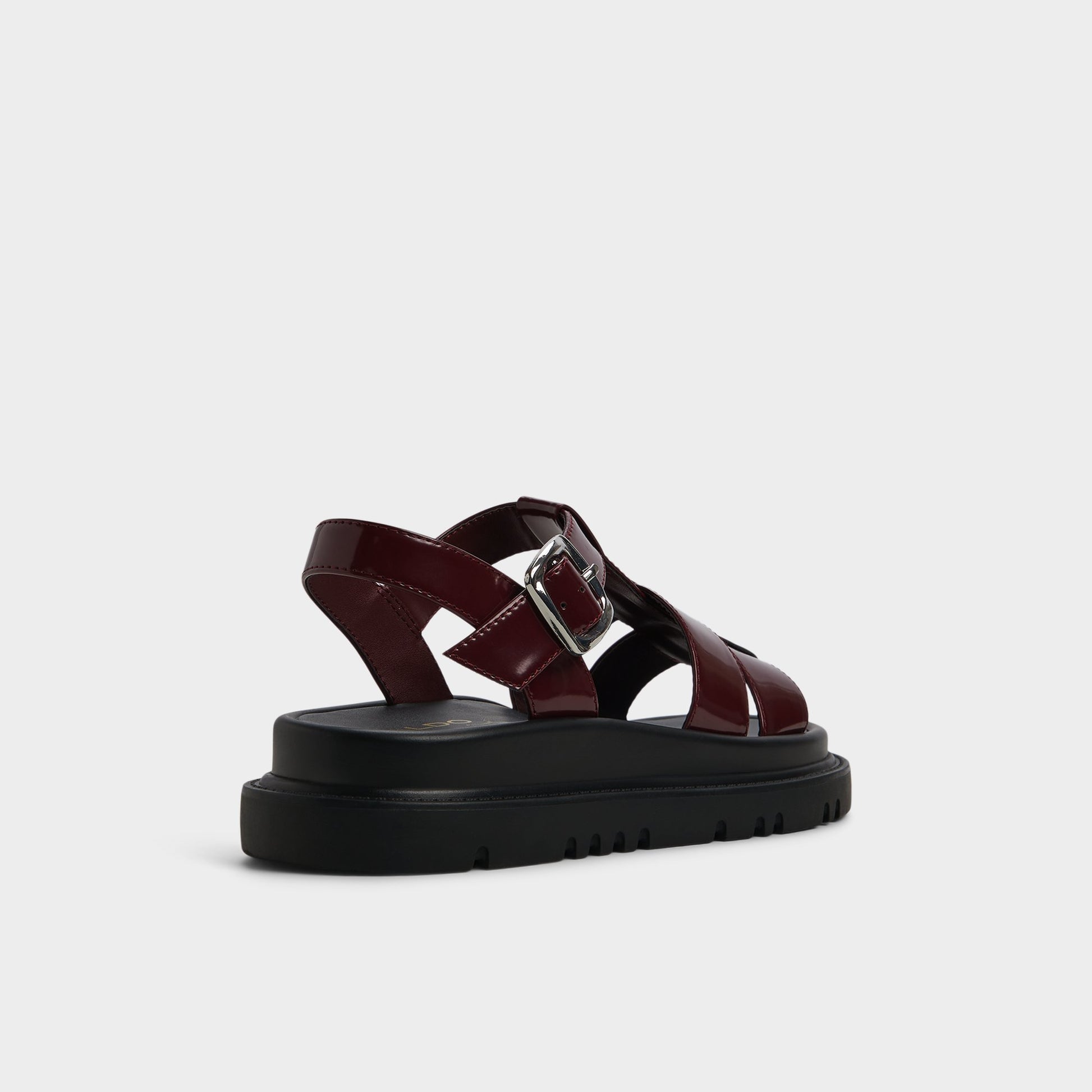 Three-quarter angle of Other Red Linettie Gladiator sandal's back side