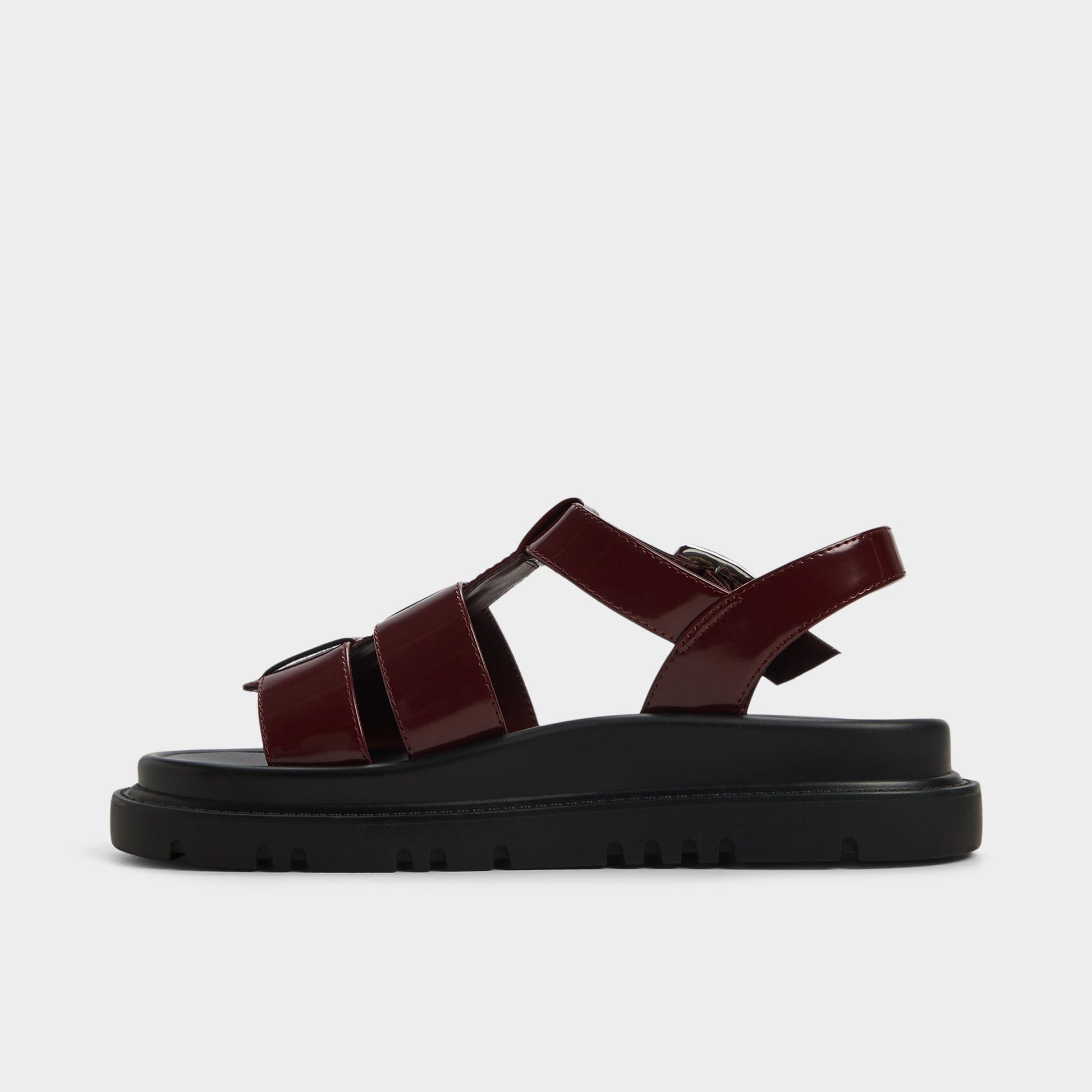 Side view of Other Red Linettie Gladiator sandal