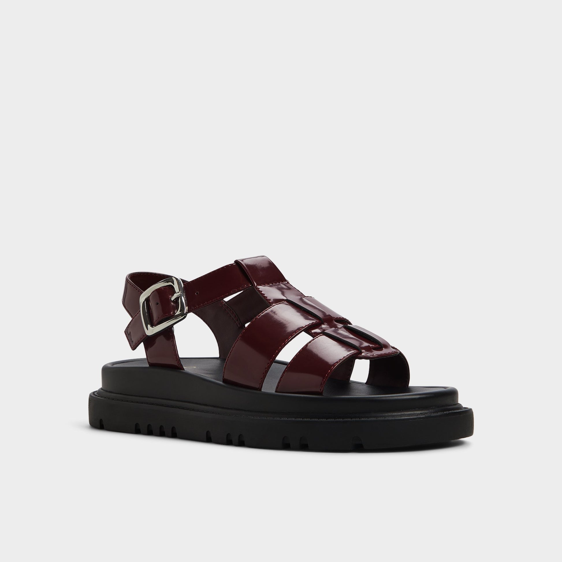 Three-quarter angle of Other Red Linettie Gladiator sandal's front side