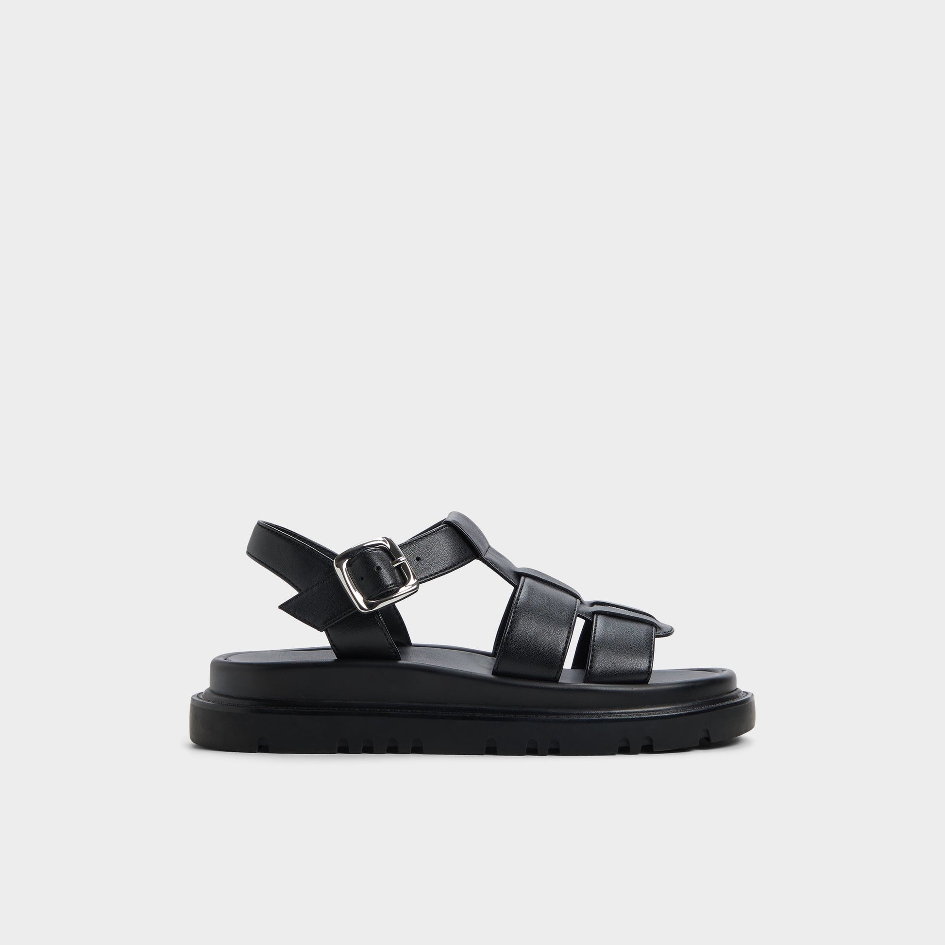 Vue principale de Noir Linettie Sandale gladiateur pour Femmes