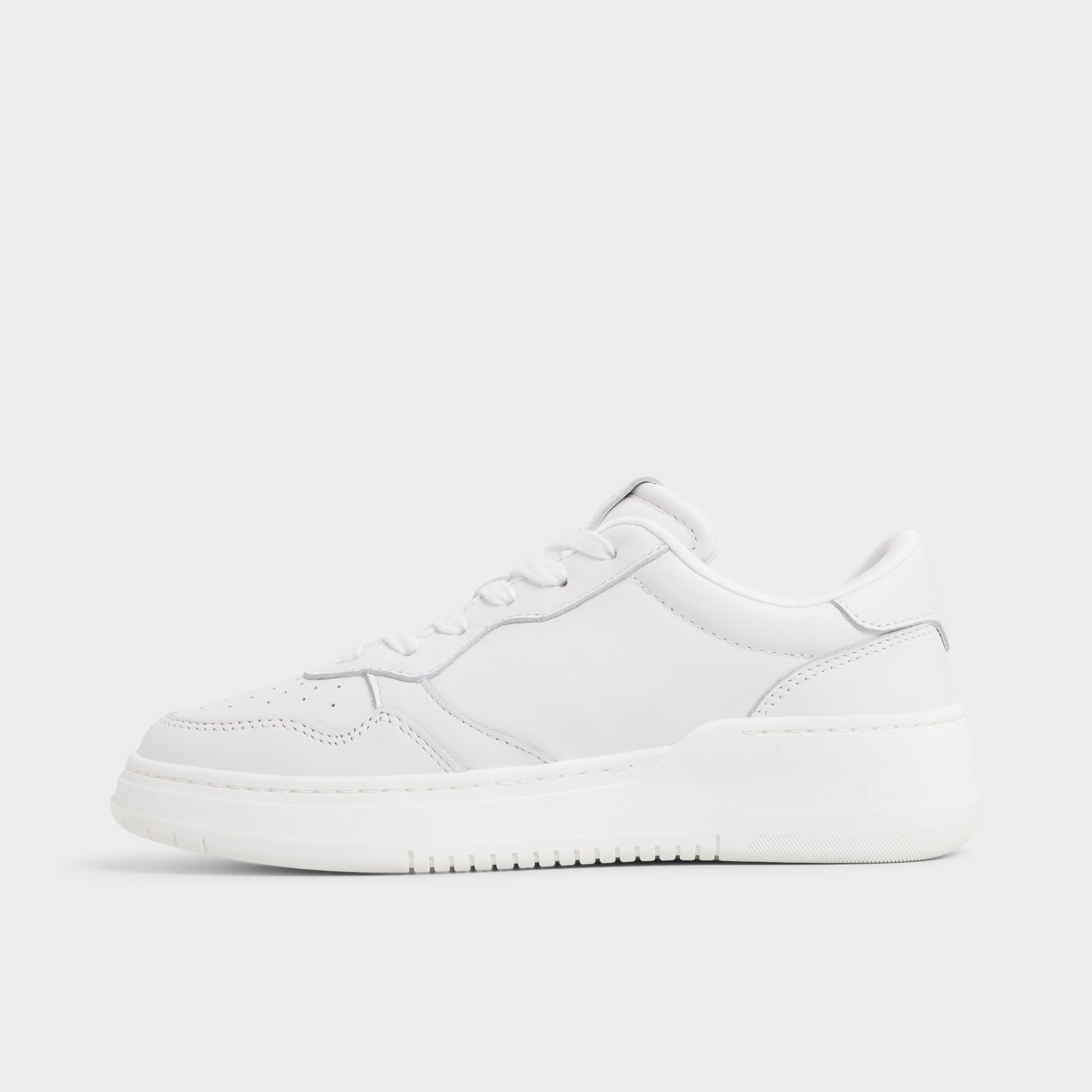 Vue latérale de Blanc Anndale Sneaker bas