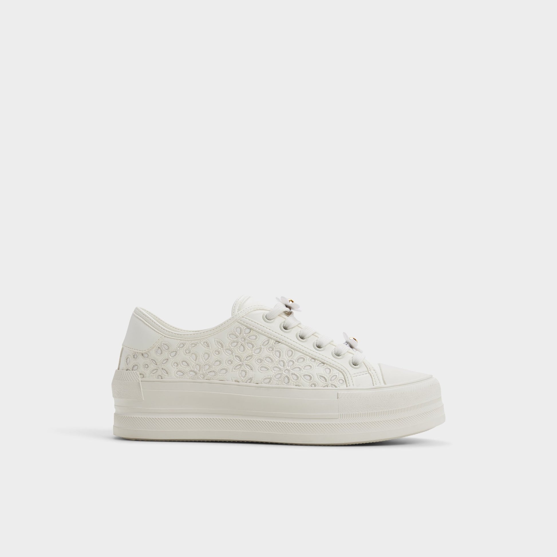 Main View of Open white Rayes Sneaker for Womens