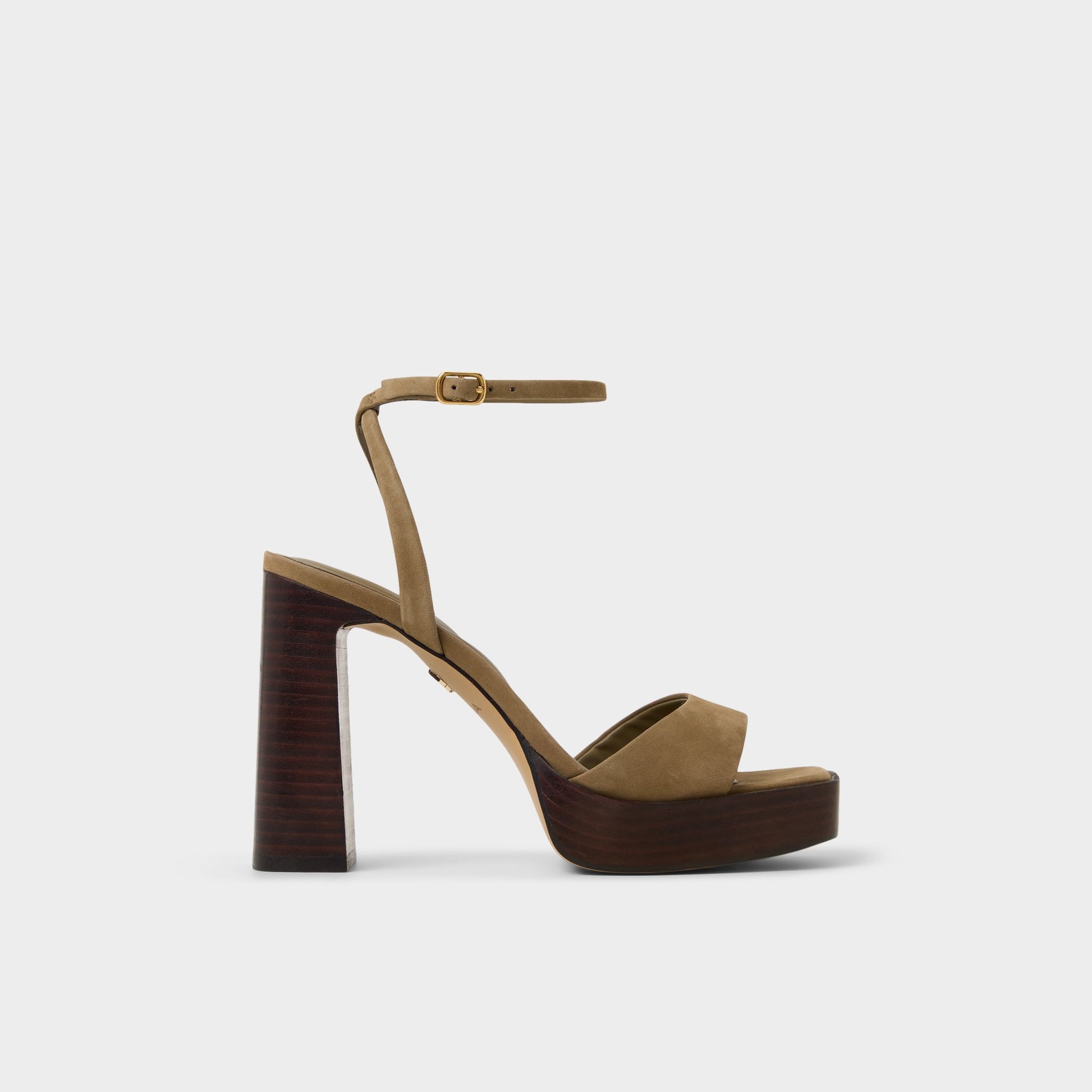 Main View of Other Green Lothon Strappy heeled sandal for Womens