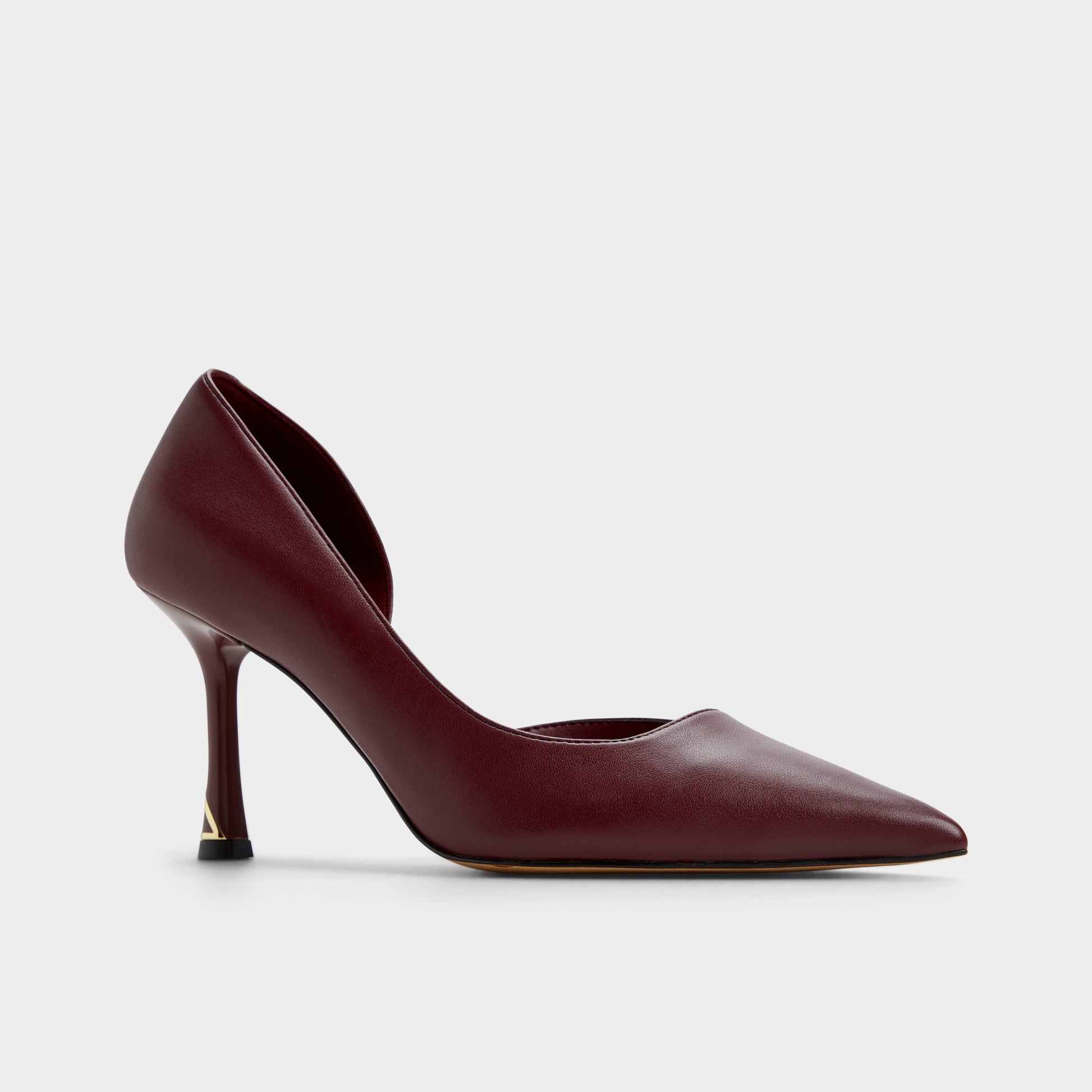 Three-quarter angle of Other Red Livianna Pump's front side