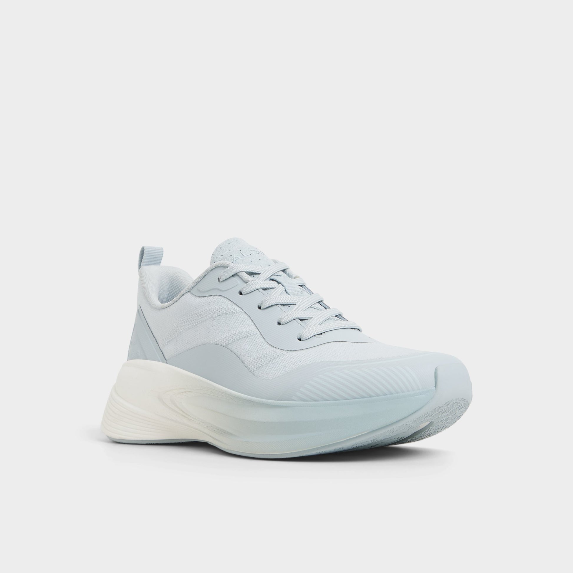 Three-quarter angle of Other Blue Pillowstep Sneaker's front side