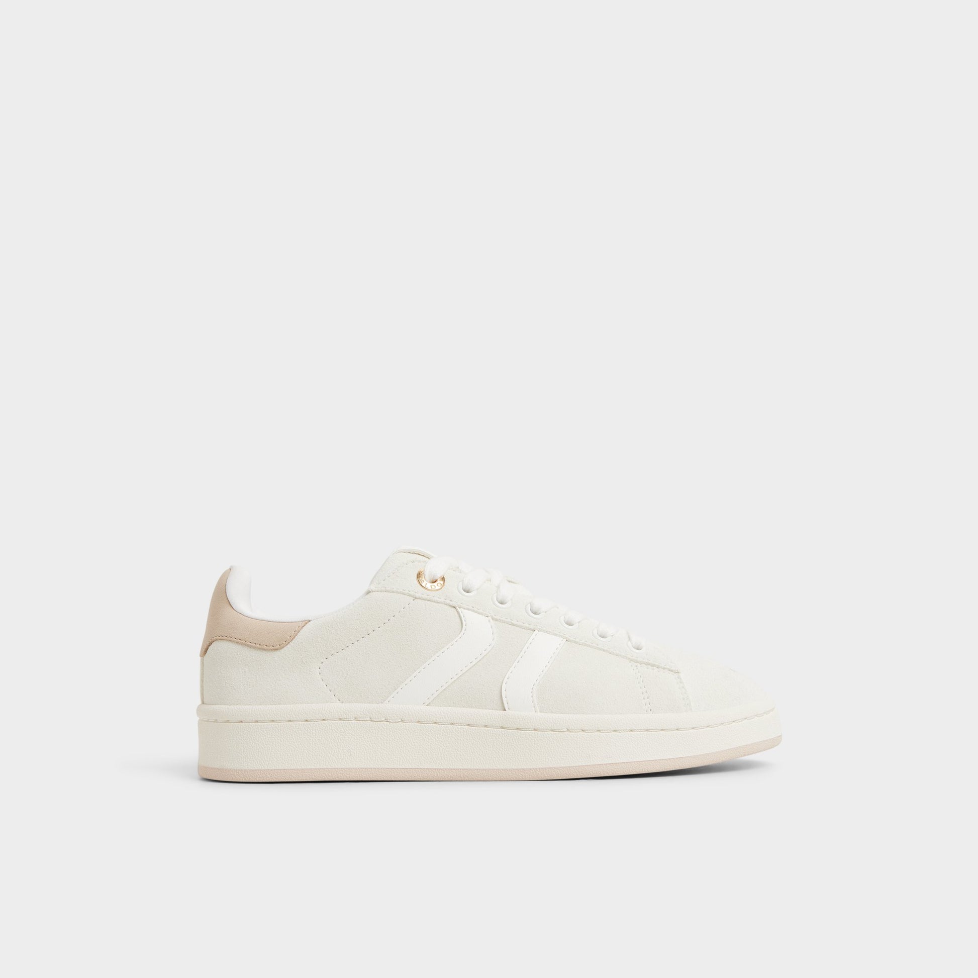 Main View of White Retrochic Low top sneaker for Womens