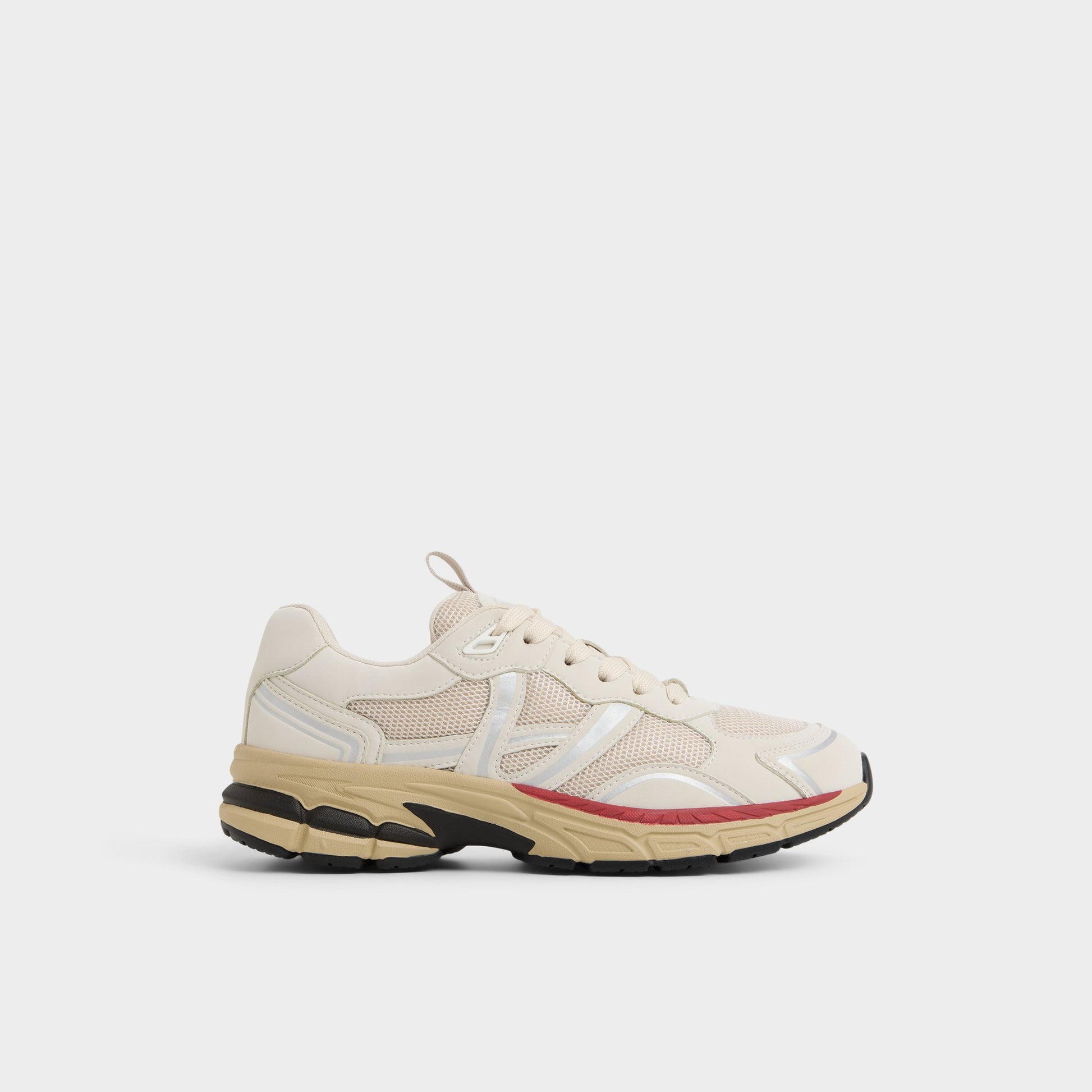 Main View of Cream Multi Pillowsnkr-l Jogger sneaker for Womens