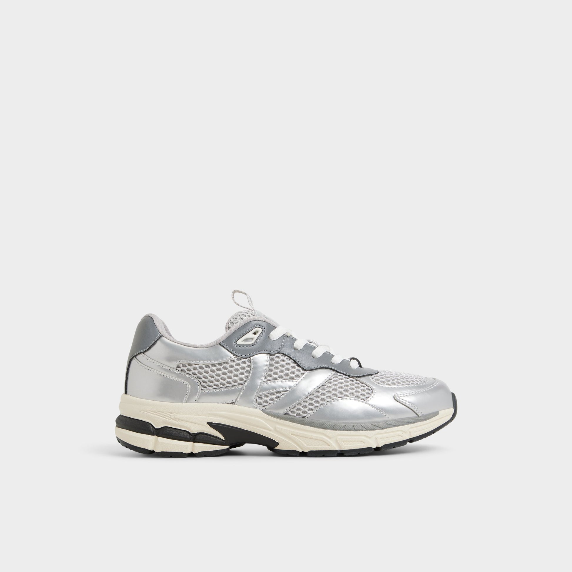 Main View of Silver Pillowsnkr-l Jogger sneaker for Womens