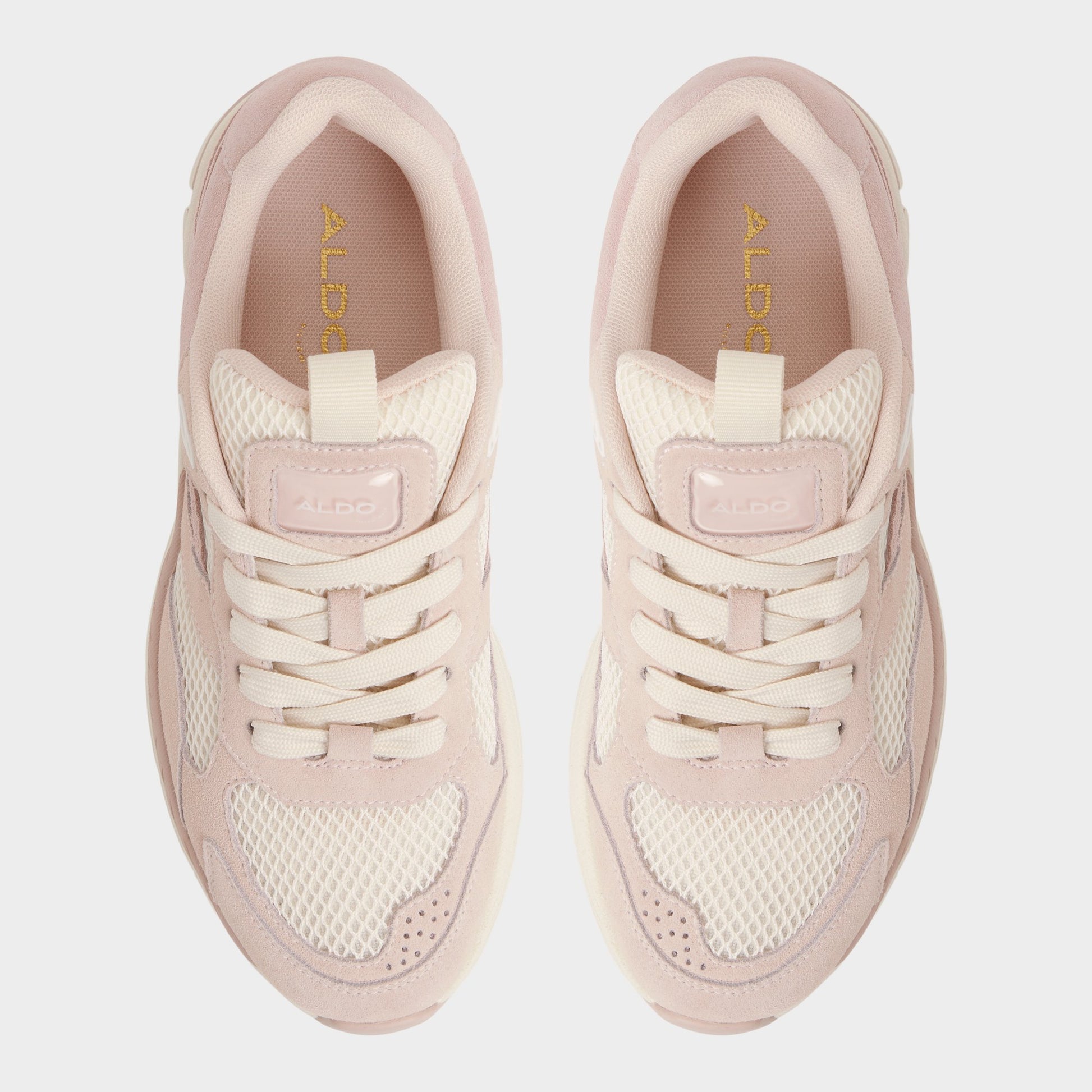 Top-down view of the Light Pink Pillowsnkr-l Jogger sneaker