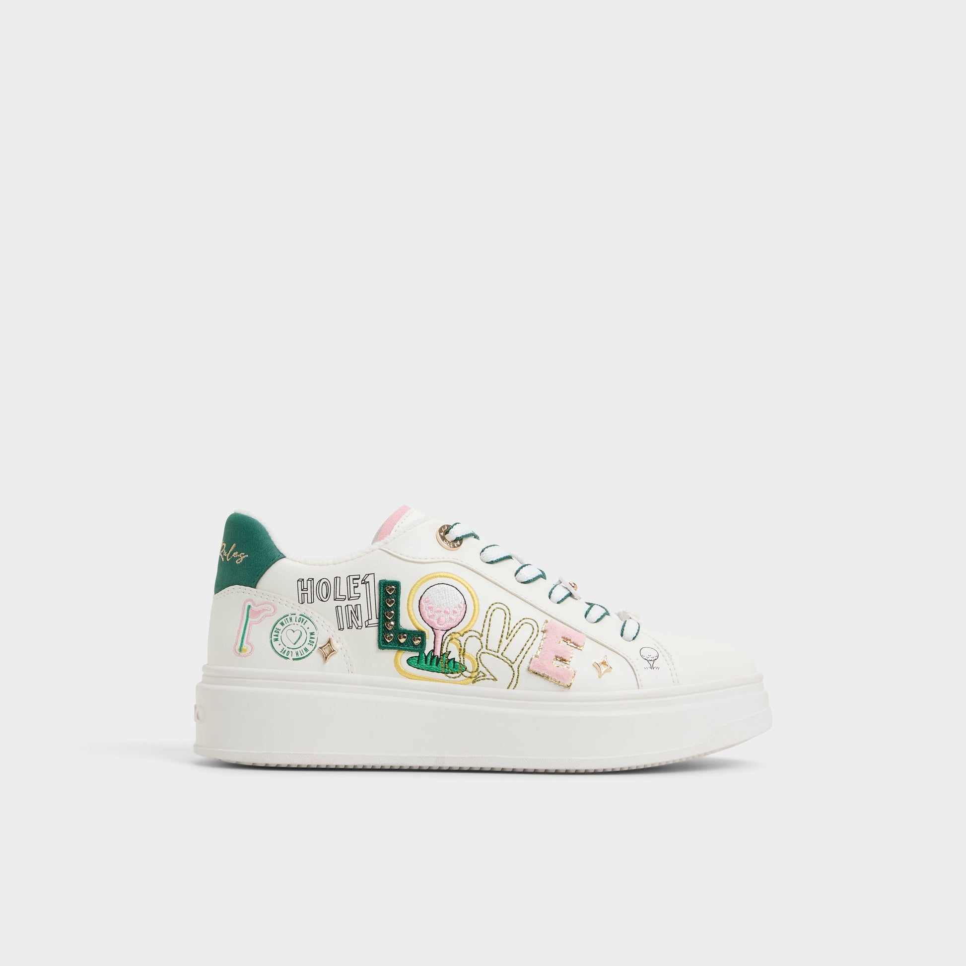 Main View of White combo Foremore Sneaker for Womens
