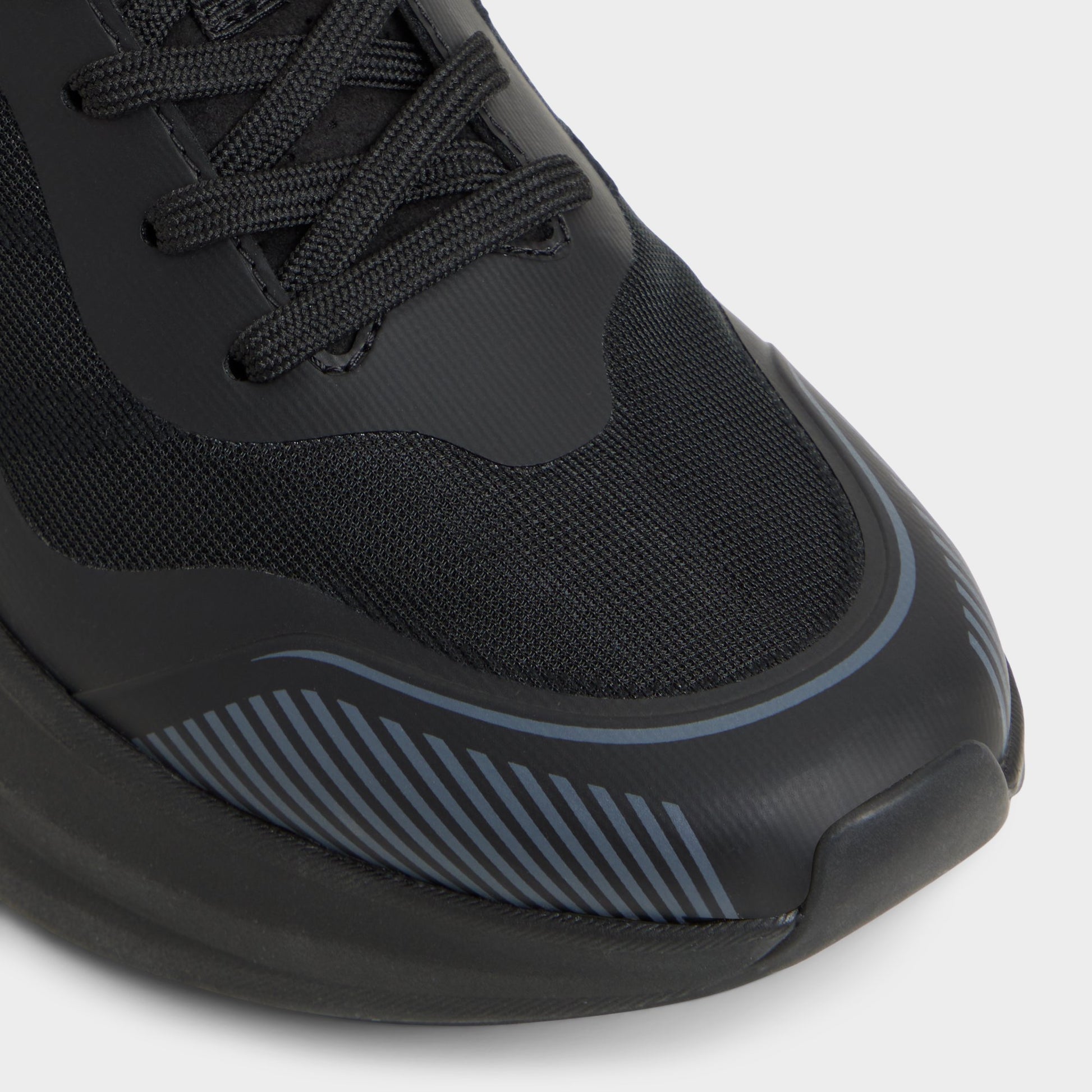 Close-up of the Black Pillowstep Sneaker