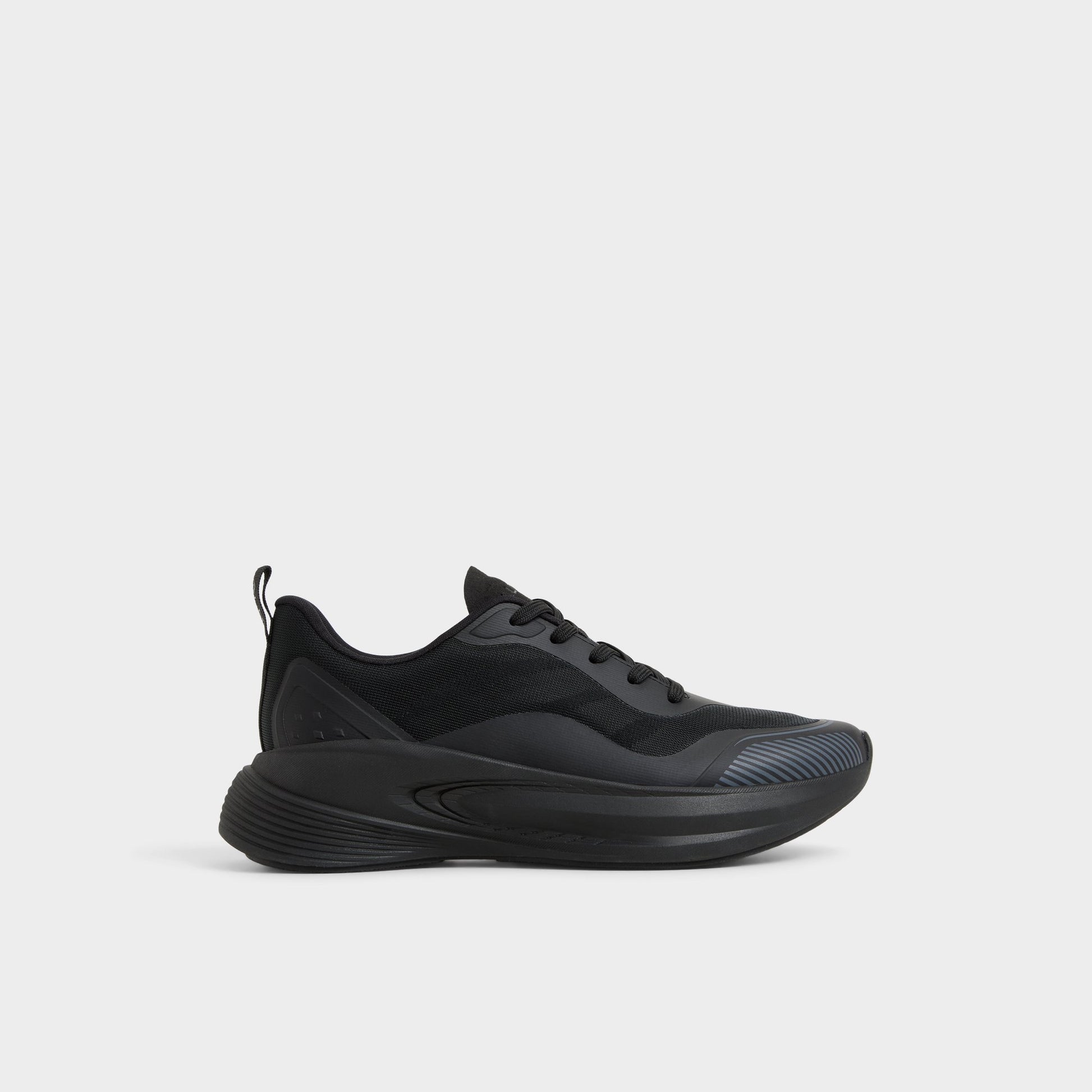 Main View of Black Pillowstep Sneaker for Womens