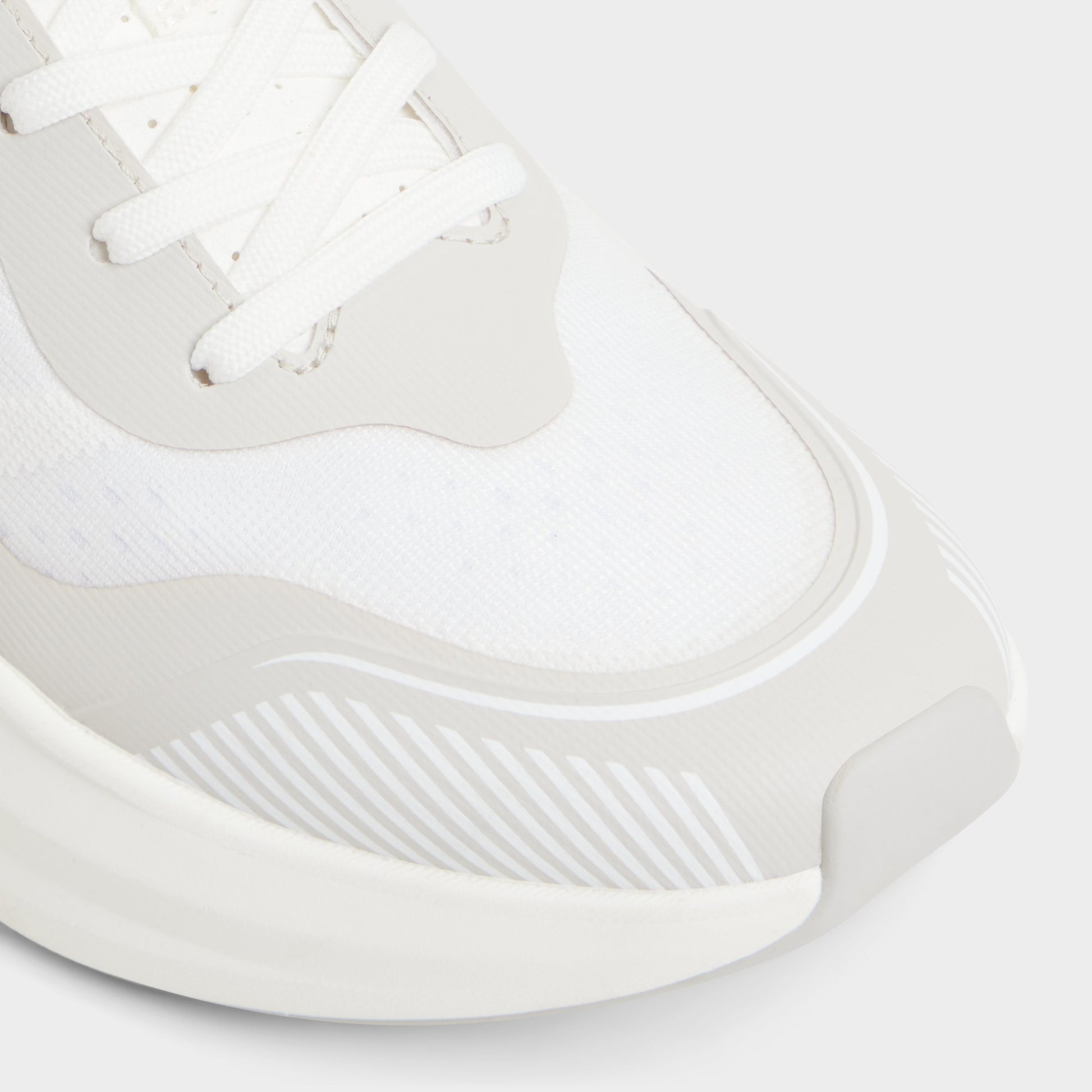 Close-up of the White Pillowstep Sneaker