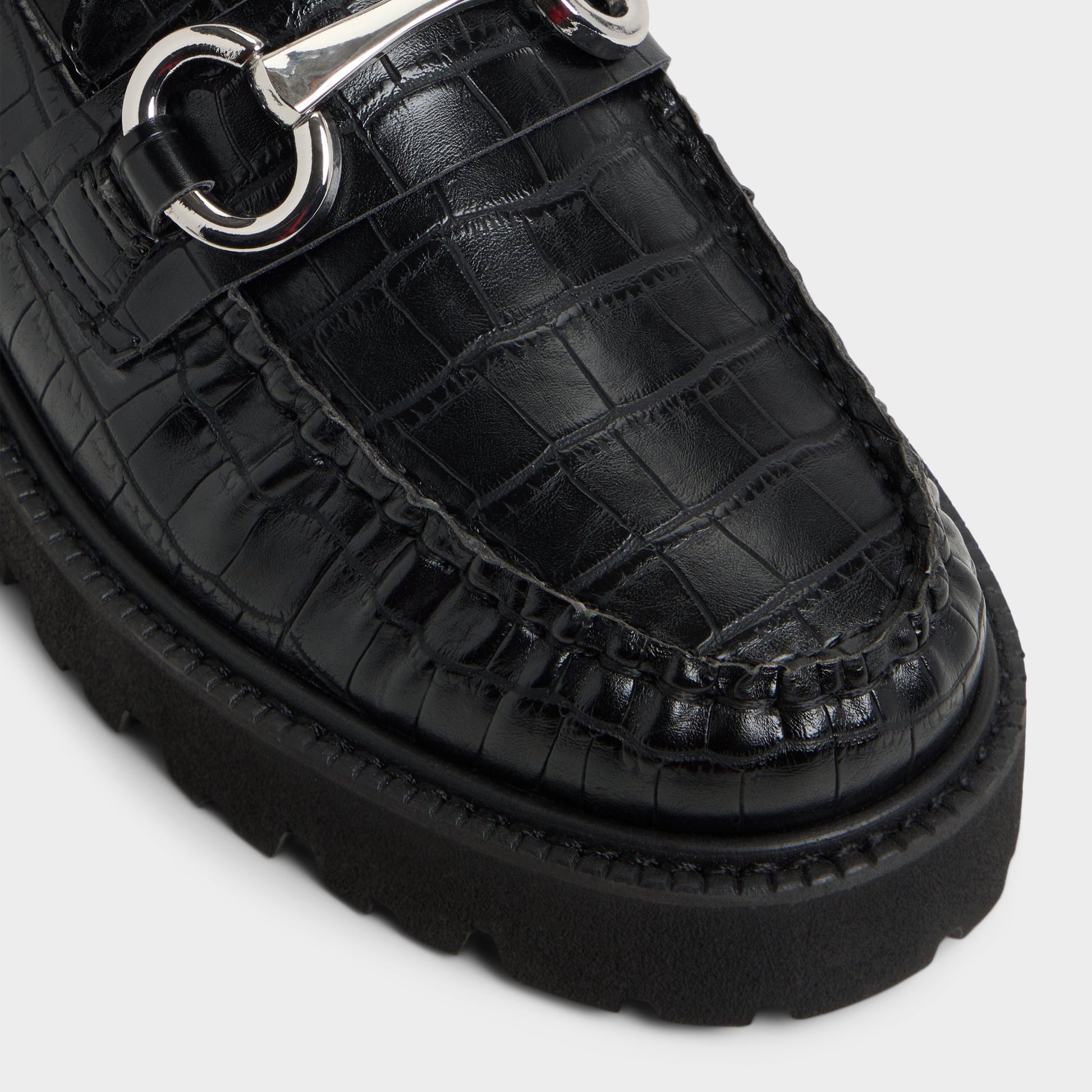 Close-up of the Black Danrose Loafer