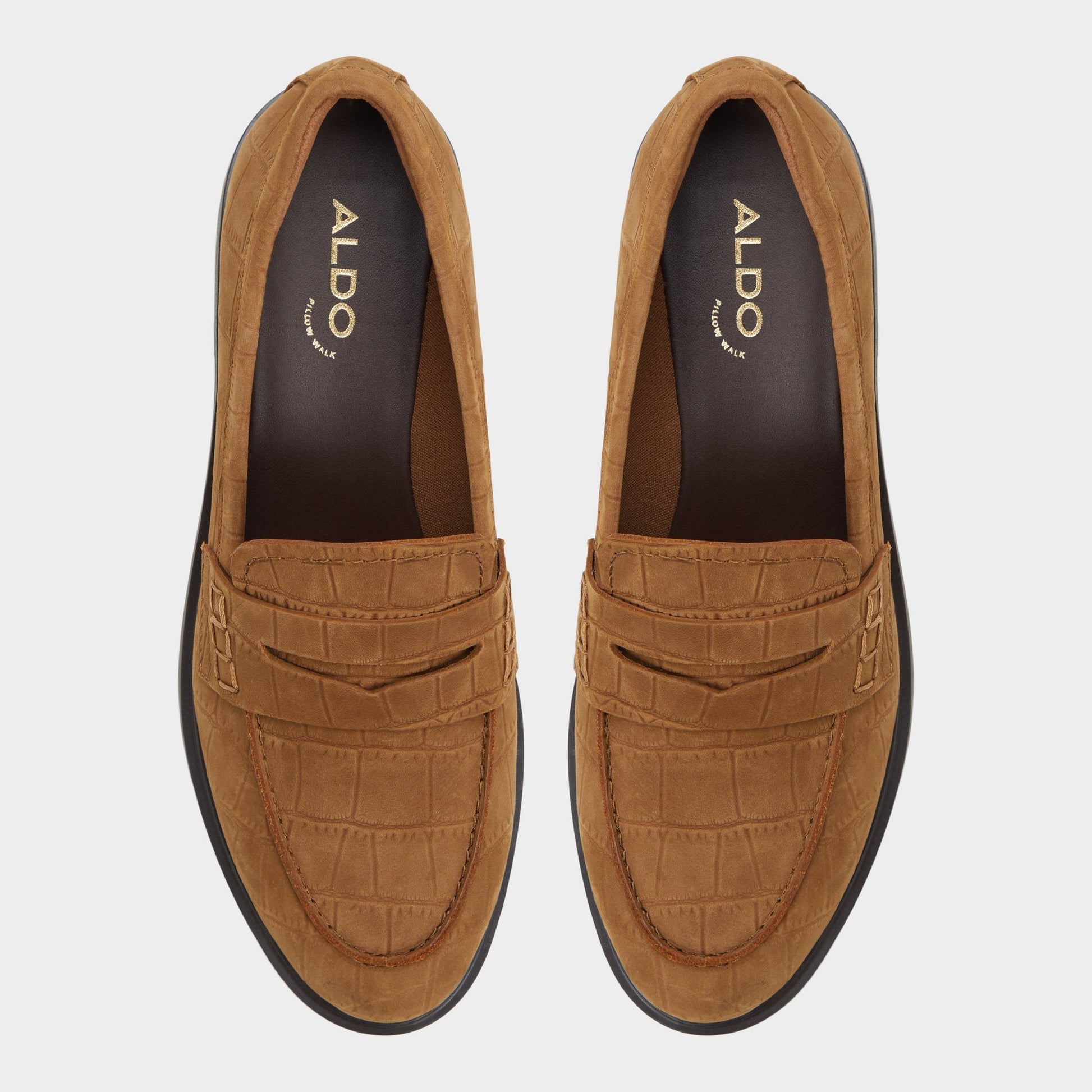 Top-down view of the Dark Brown Lededanten Loafer