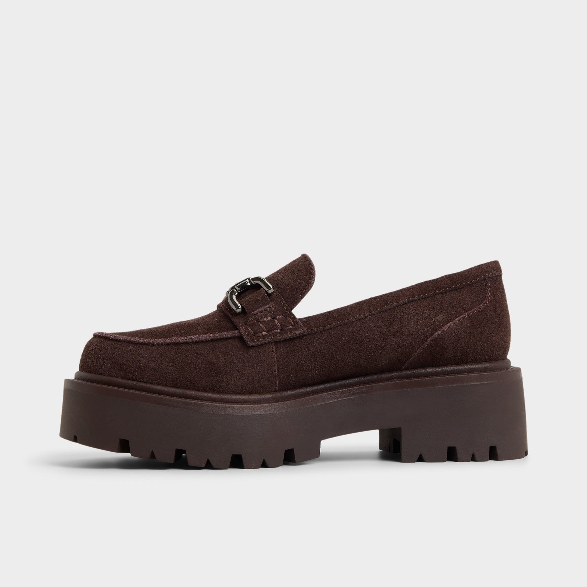 Side view of Dark Brown Oneameth Loafer