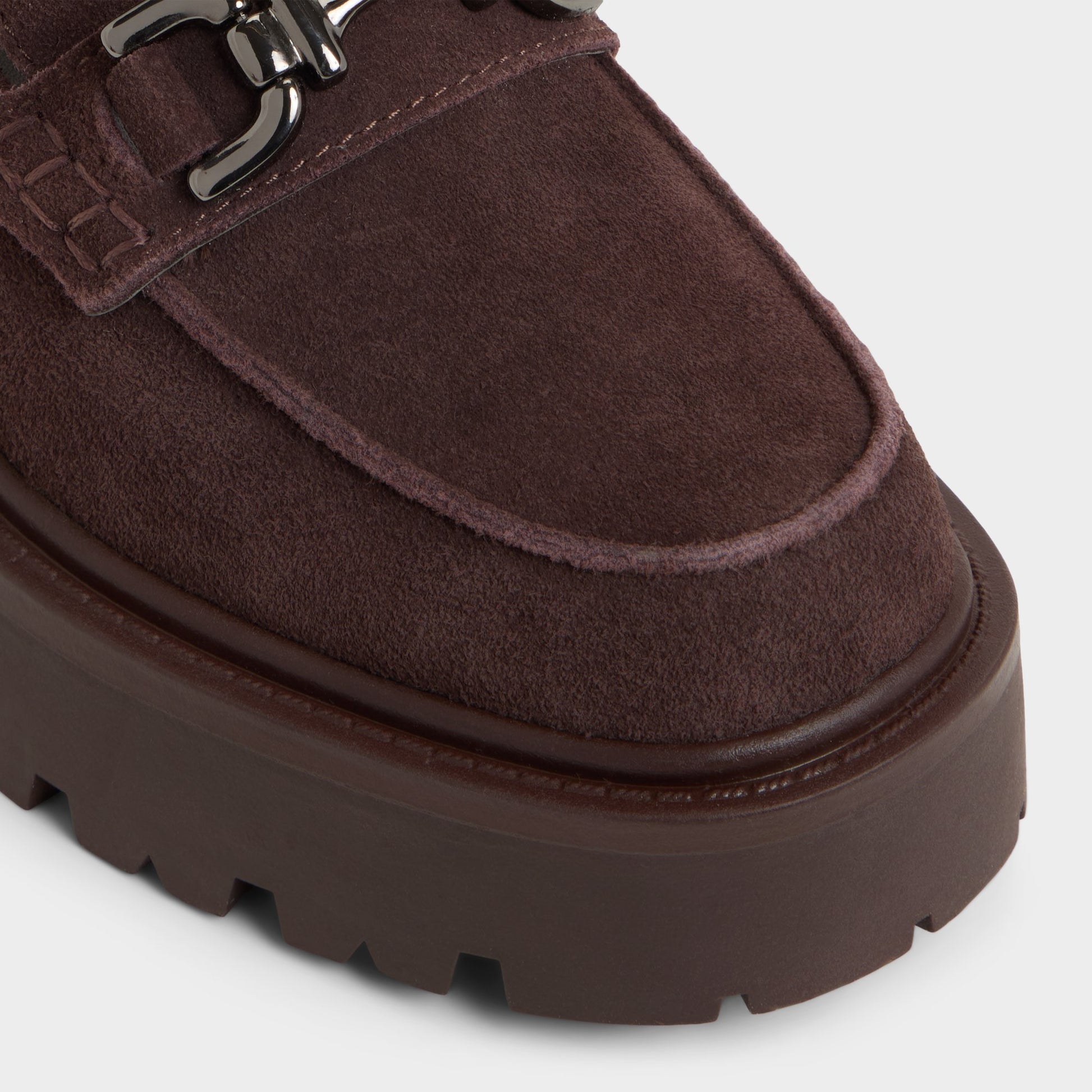 Close-up of the Dark Brown Oneameth Loafer