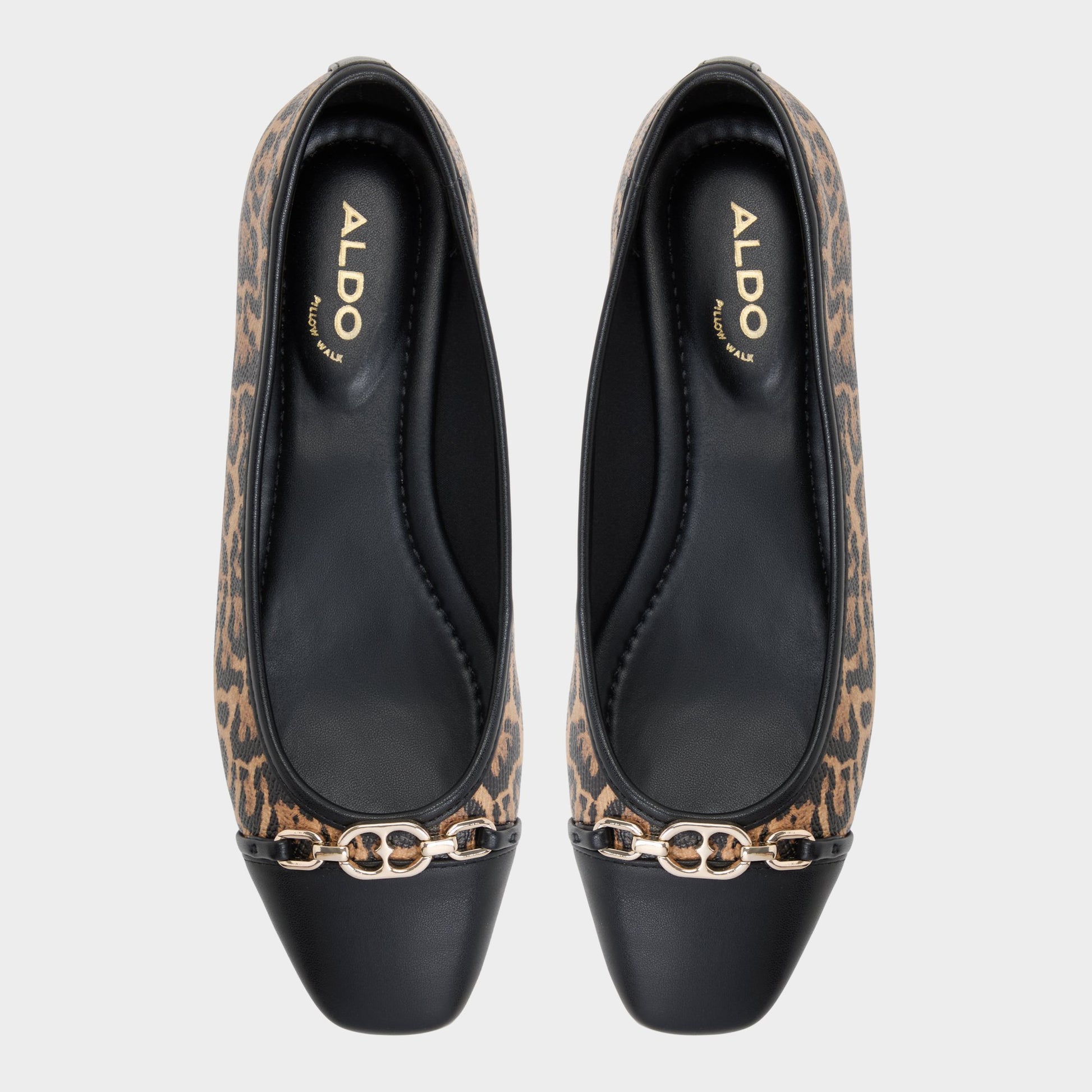 Top-down view of the Brown Multi Krishelle Ballerina