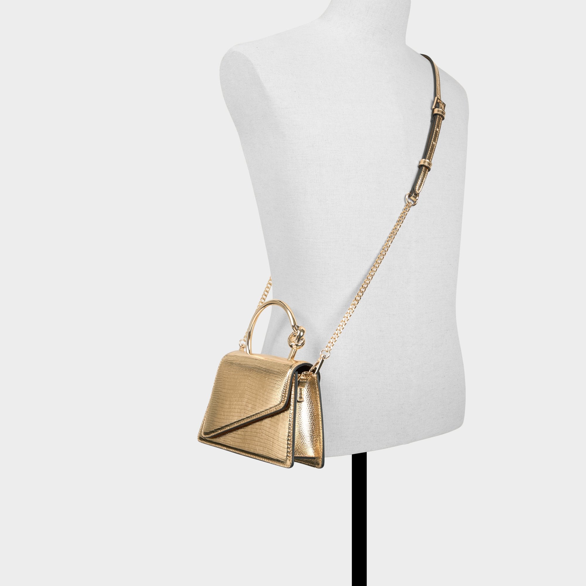 Aellaax Gold Women's Top Handle Bags