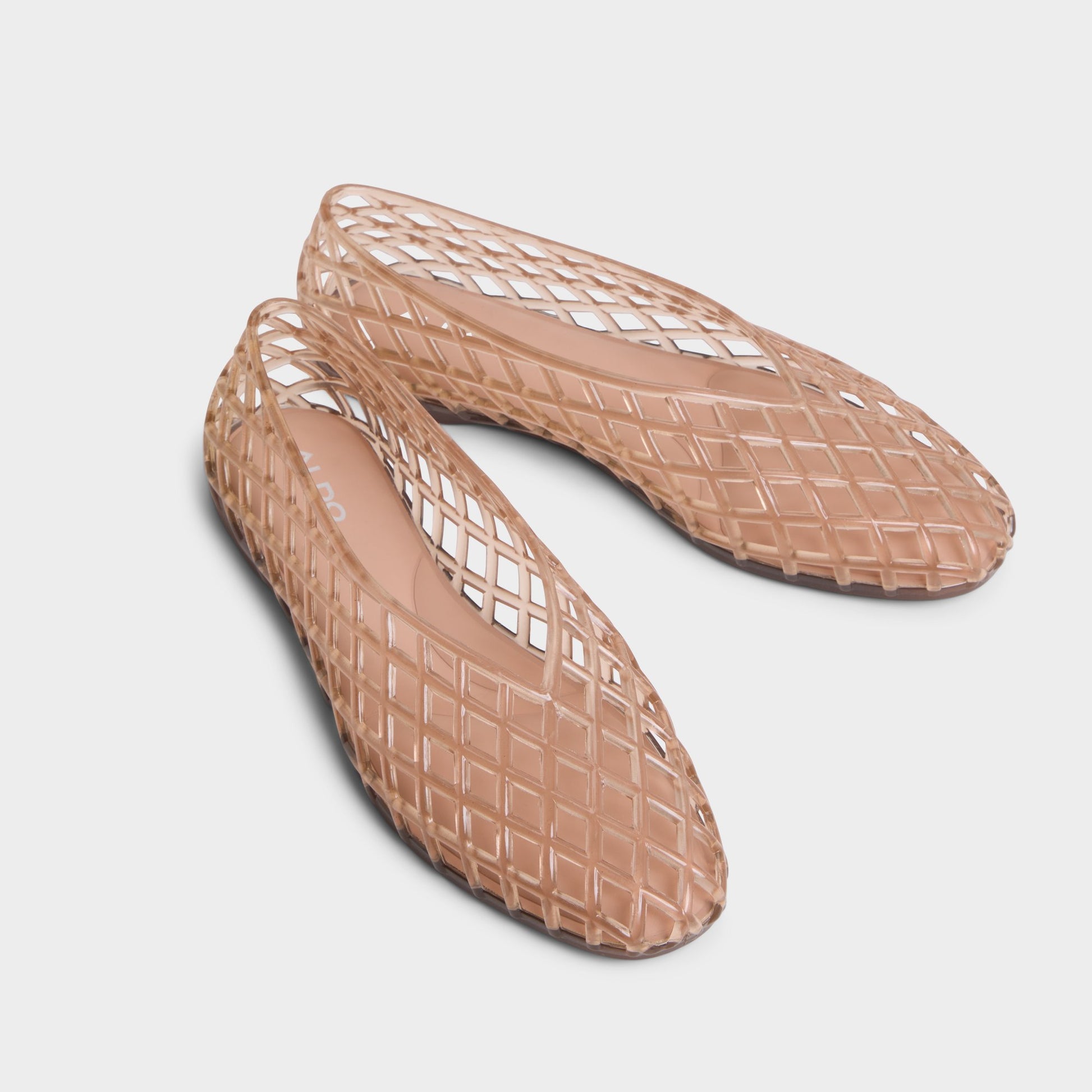 Vue principale de Beige Treschic Sandales en gelée pour Femmes
