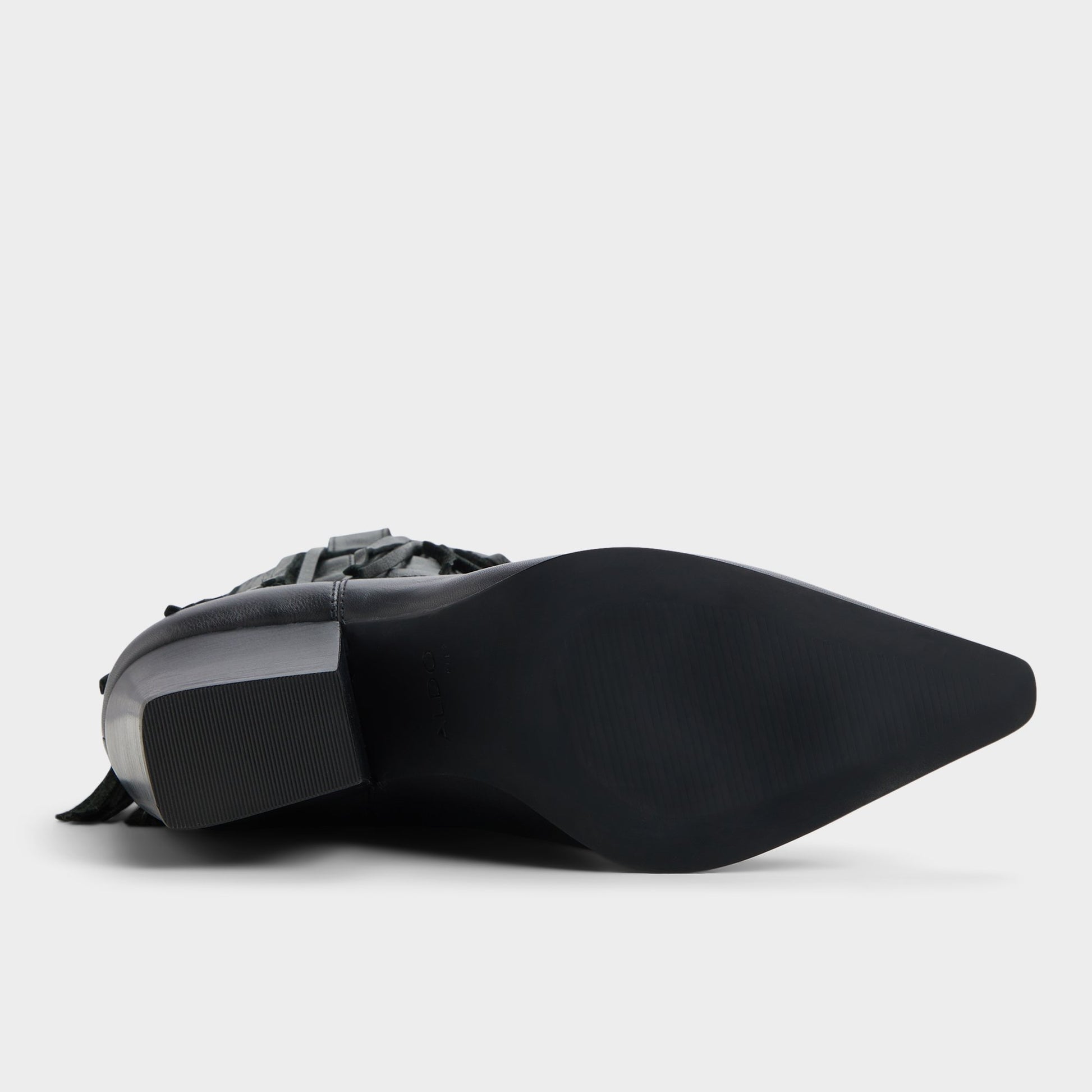 View of Black Jollene Ankle boot's sole
