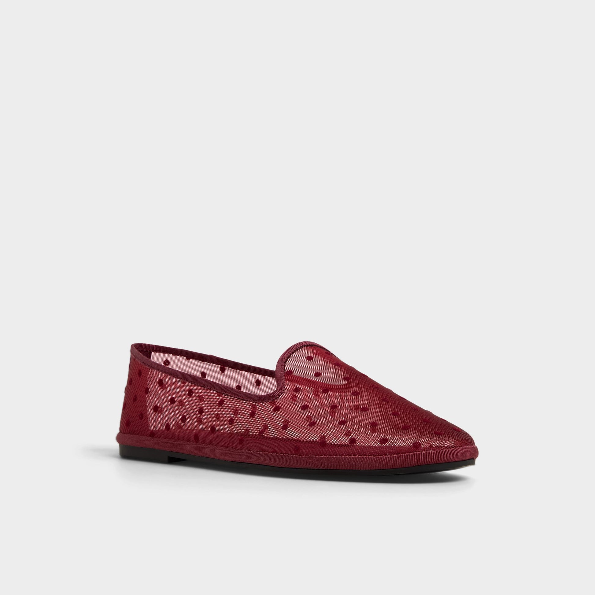 Three-quarter angle of Other Red Aurabelle Slip-on's front side