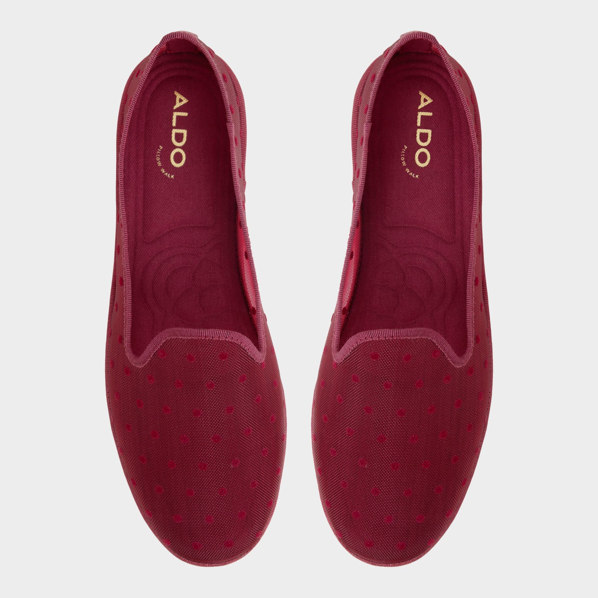 Top-down view of the Other Red Aurabelle Loafer