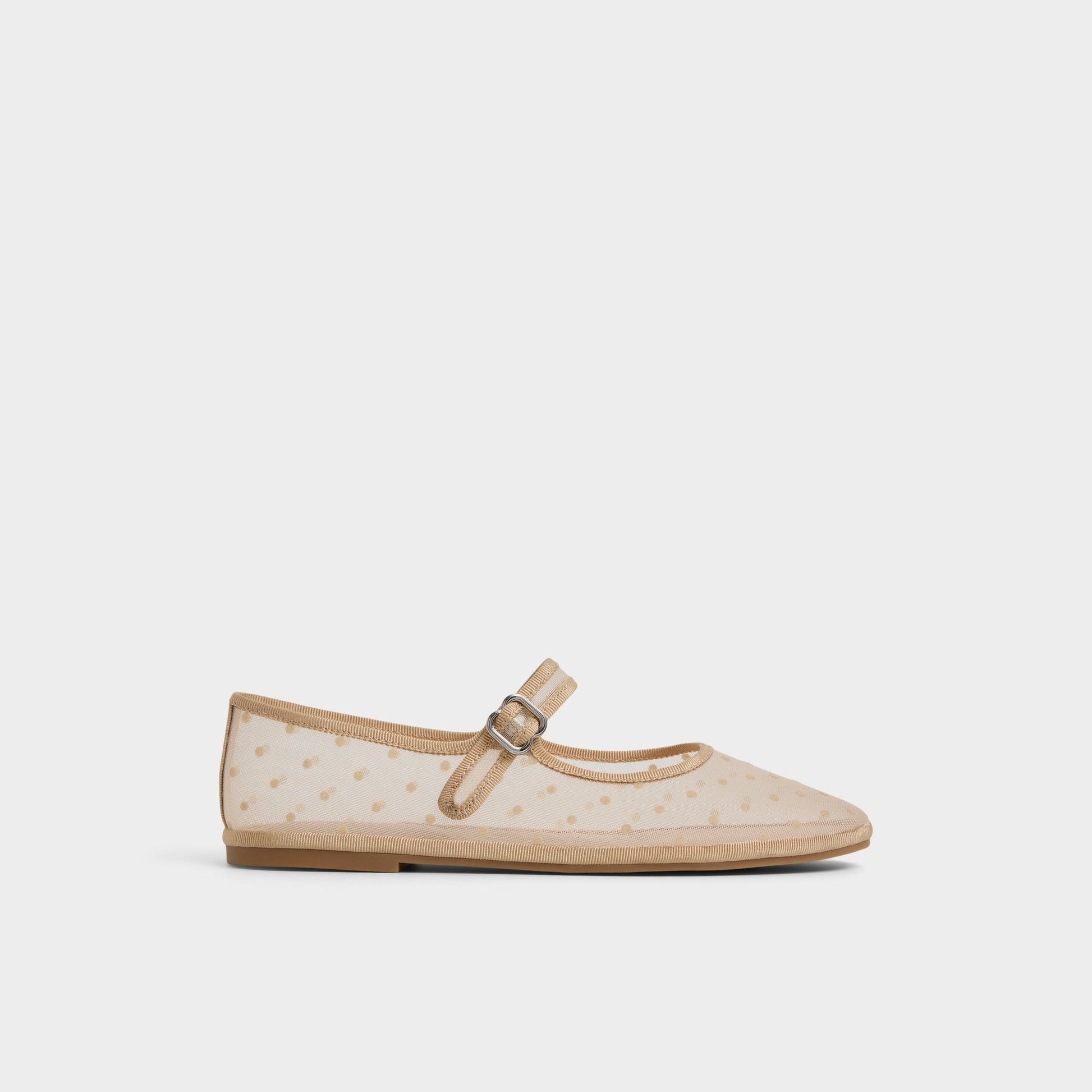 Main View of Beige Laramie Ballerina for Womens