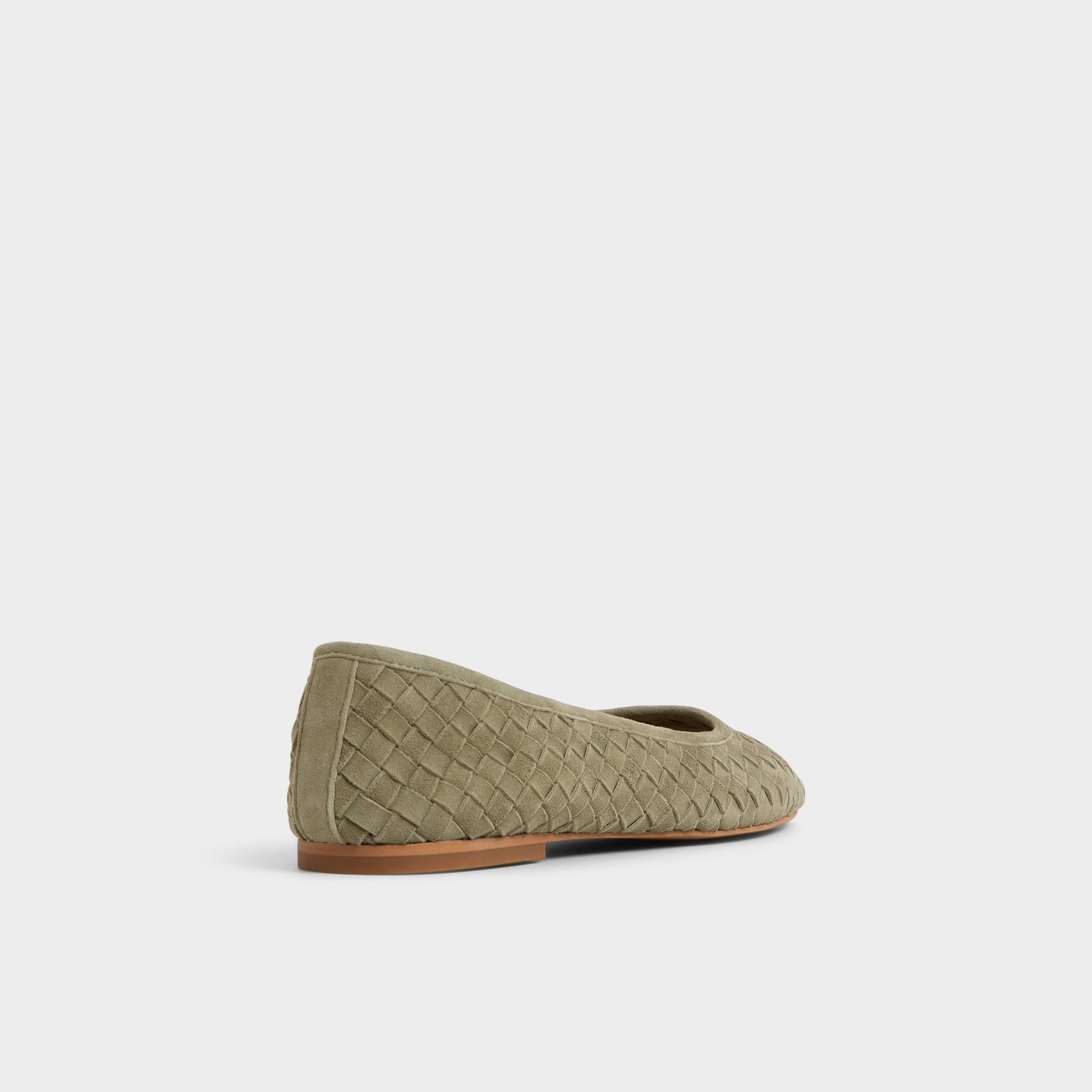 Three-quarter angle of Khaki Adrabrinna Ballerina's back side