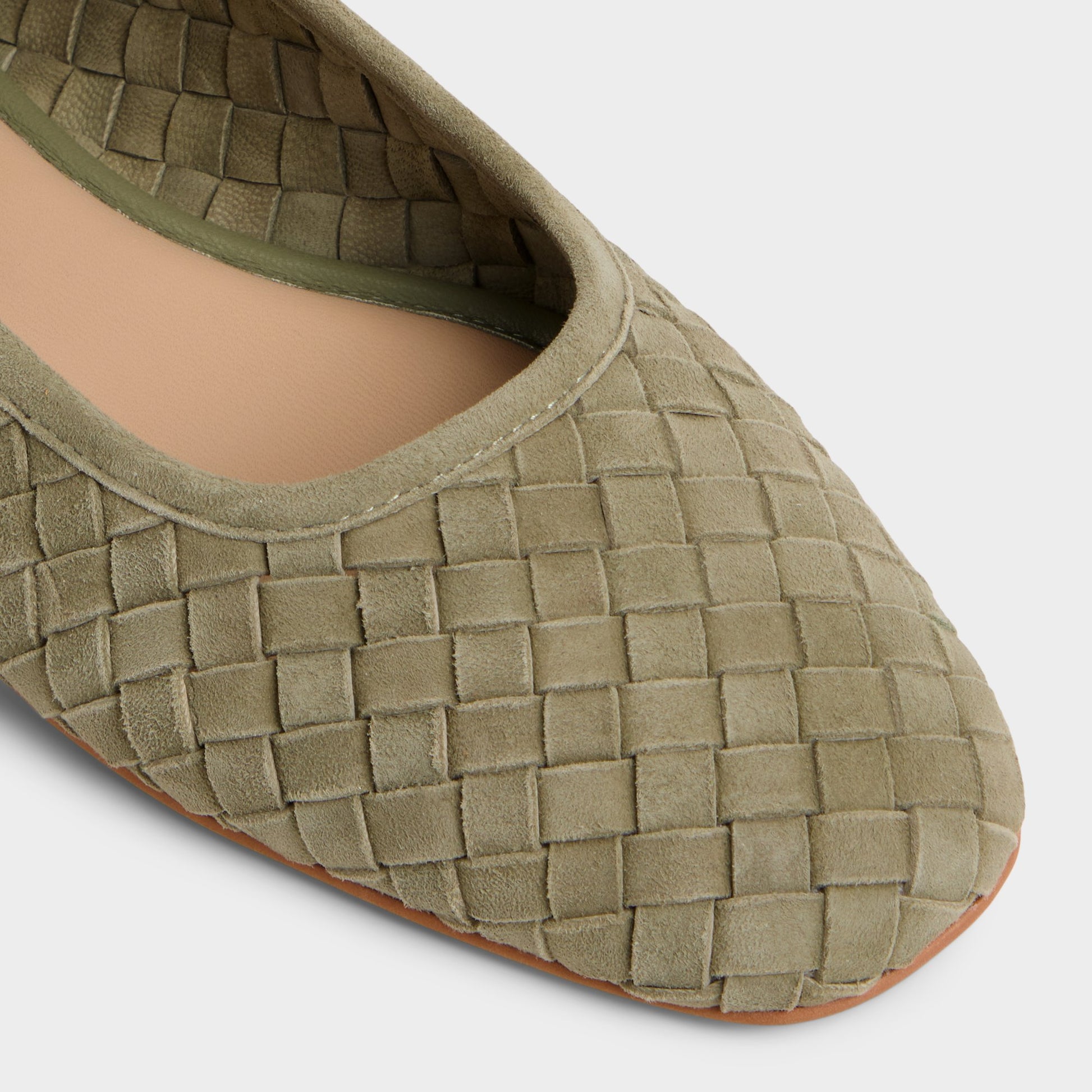 Close-up of the Khaki Adrabrinna Ballerina
