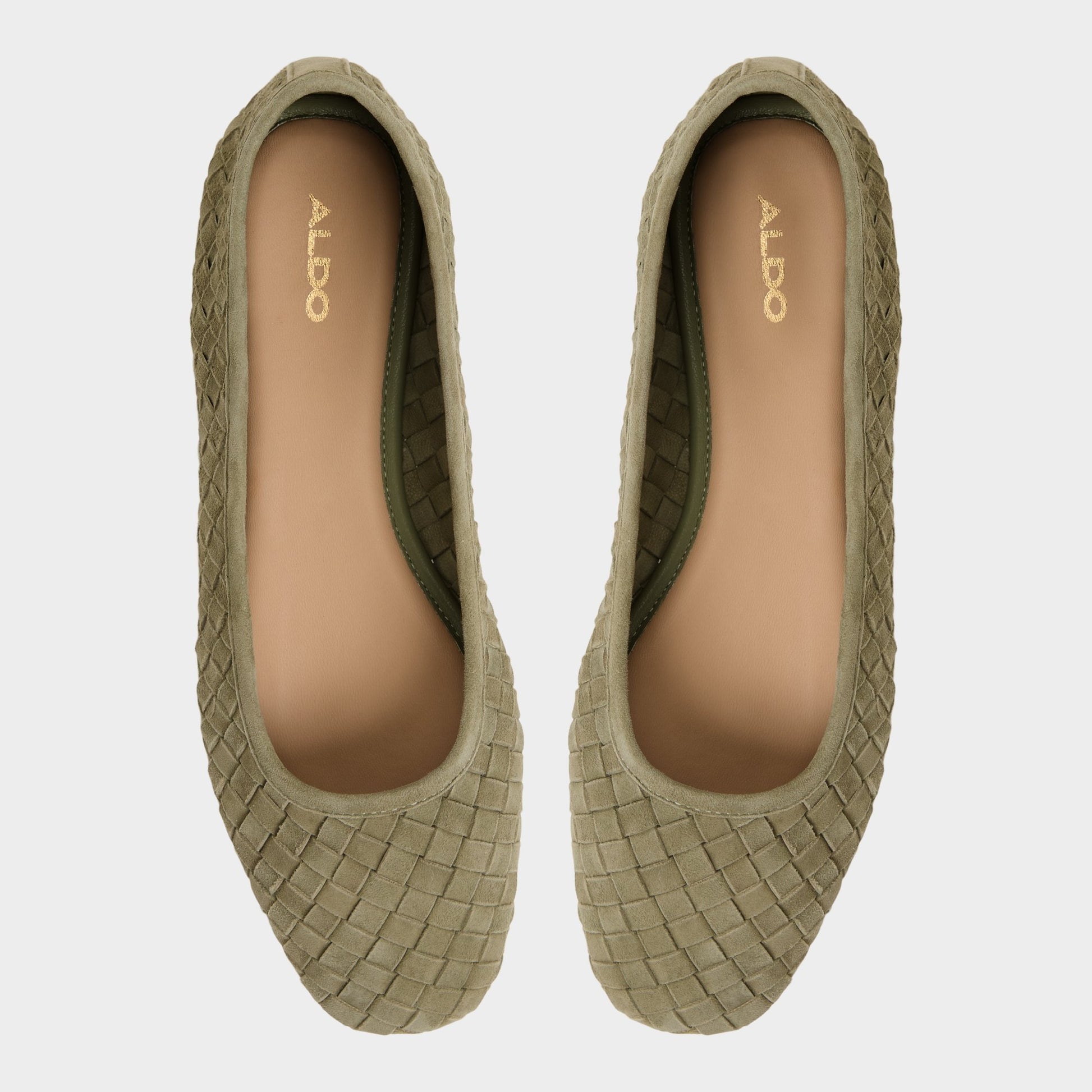 Top-down view of the Khaki Adrabrinna Ballerina