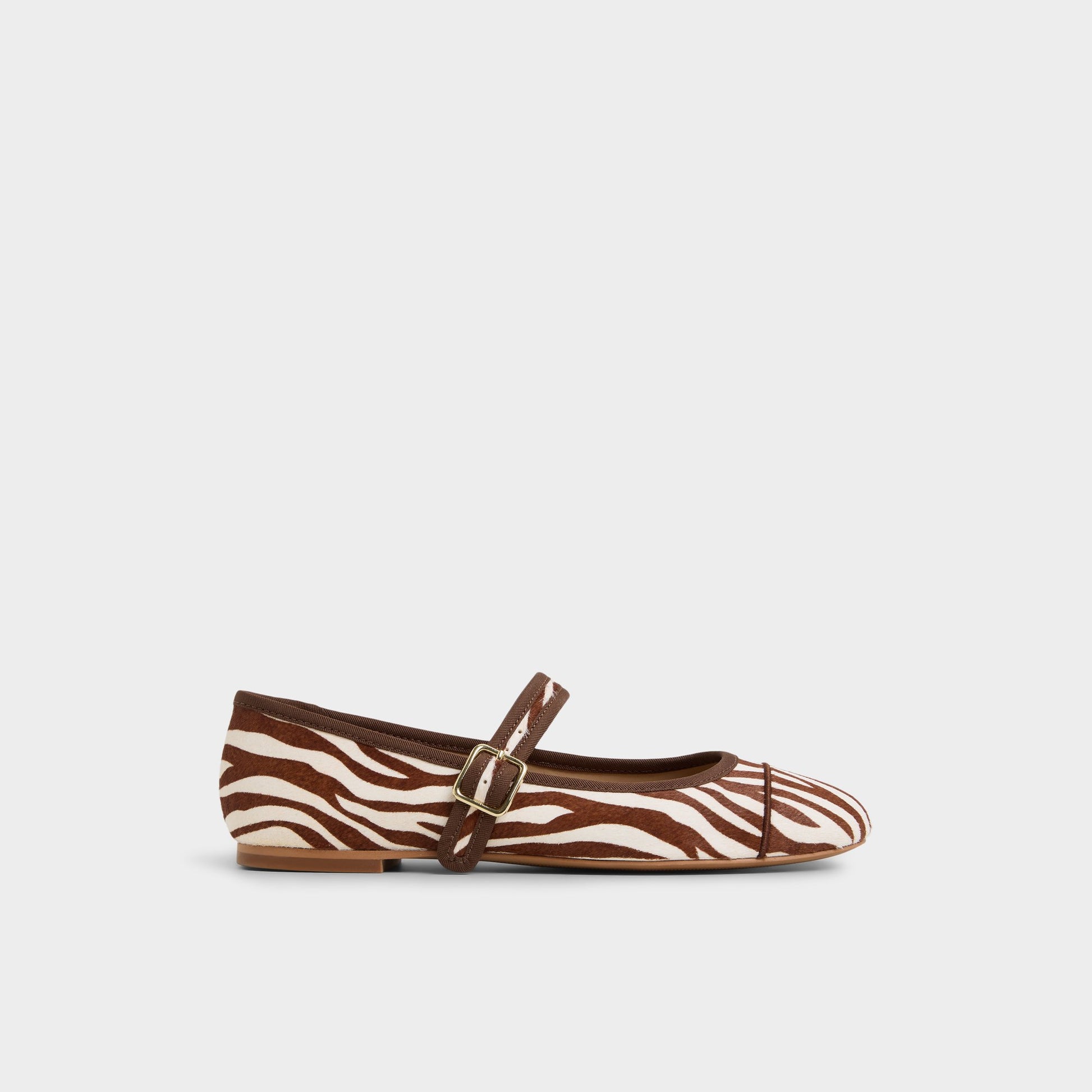 Vue principale de Blanc/Noir Caylyn Ballerine pour Femmes