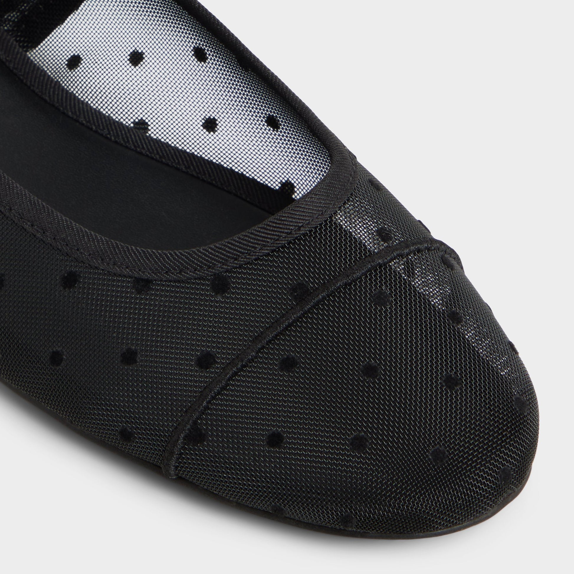 Close-up of the Other Black Caylyn Ballerina