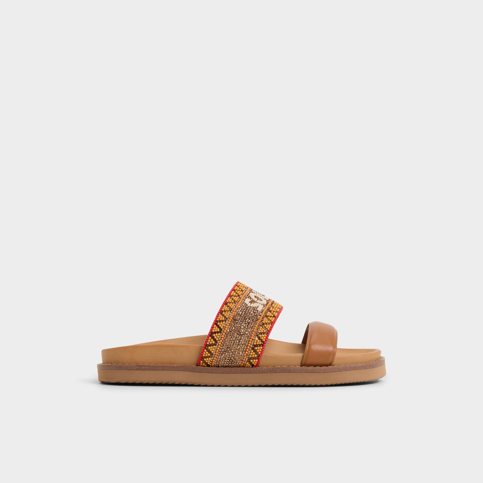 Vue principale de Marron Multi Beachvacay Claquette pour Femmes