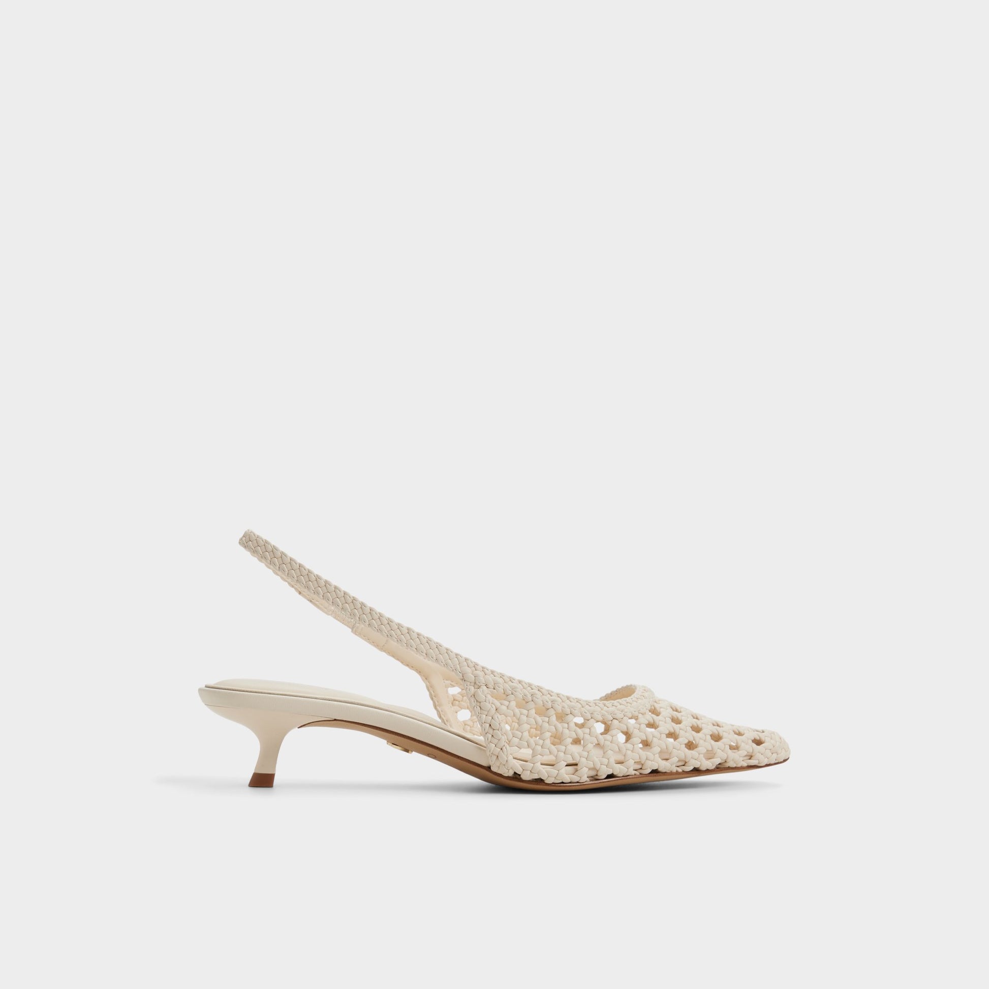 Main View of Light beige Violettia Sling back high heel for Womens