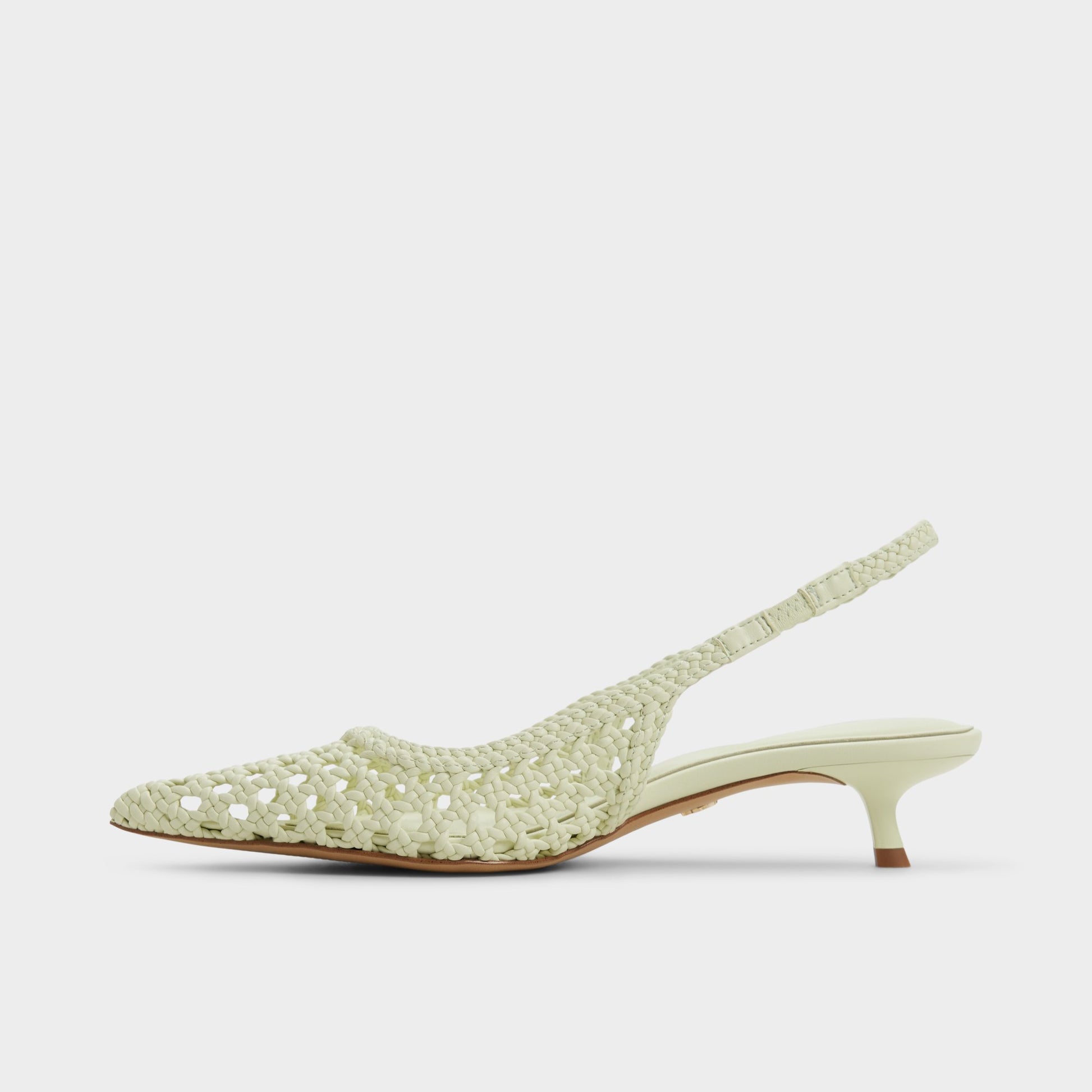 Vue latérale de Autre Vert Violettia Talon haut à bride arrière