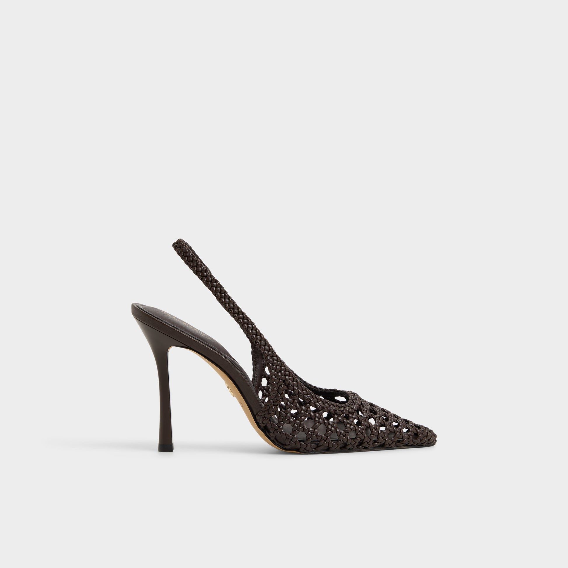 Main View of Dark Brown Petras Slingback heel for Womens