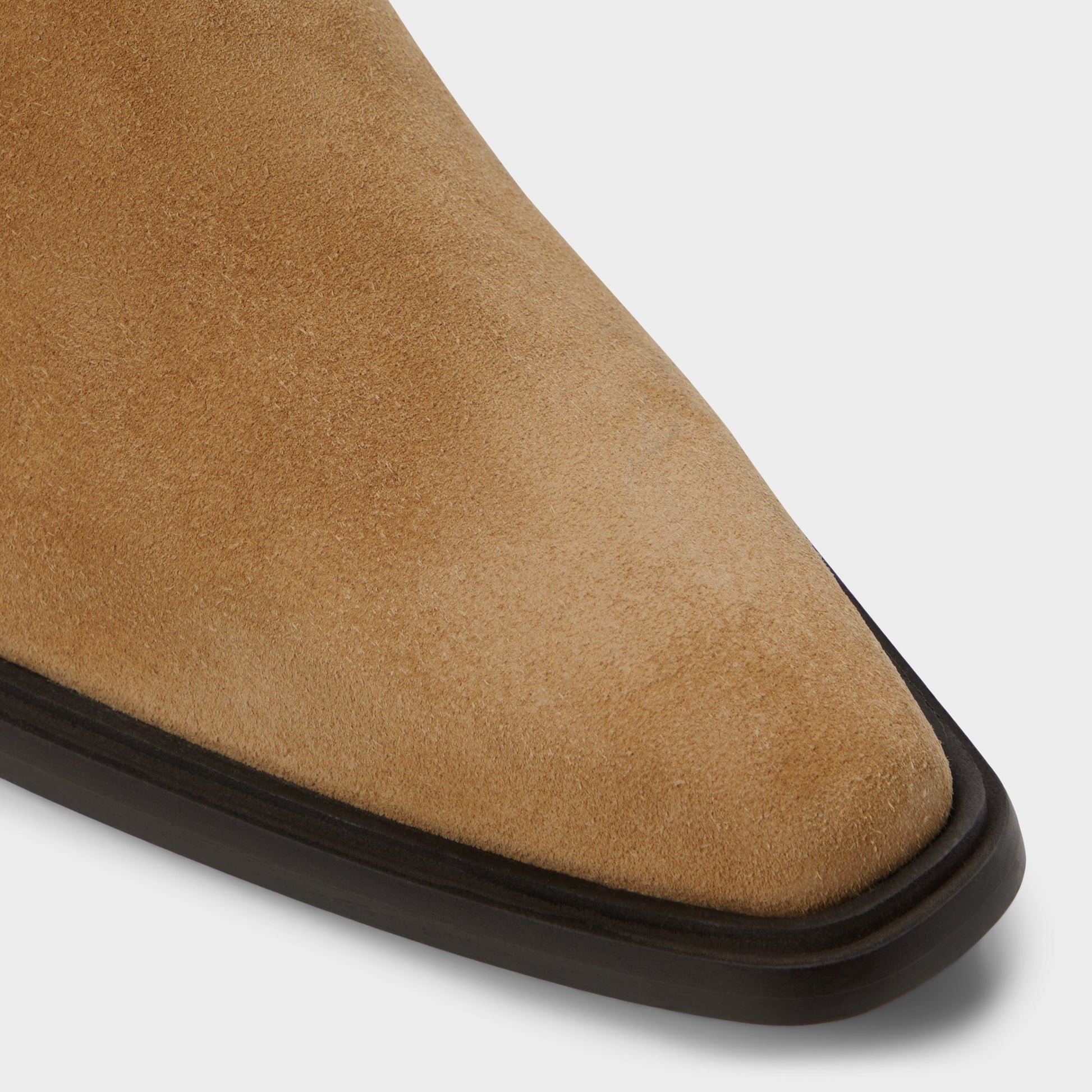 Close-up of the Wheat Guthrie Western boot