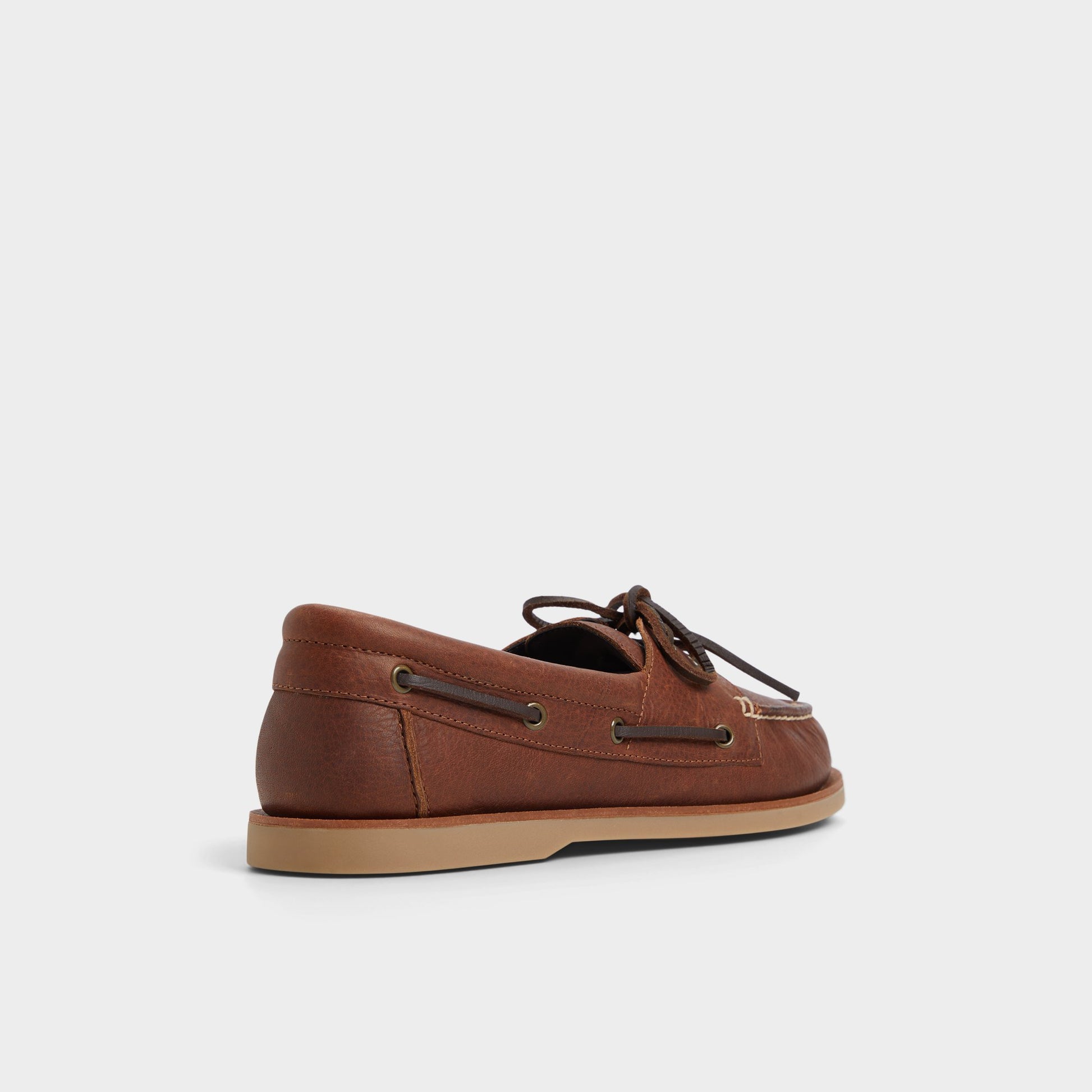 Angle de trois quarts de l'arrière de Autre Marron Musker Chaussures nautiques