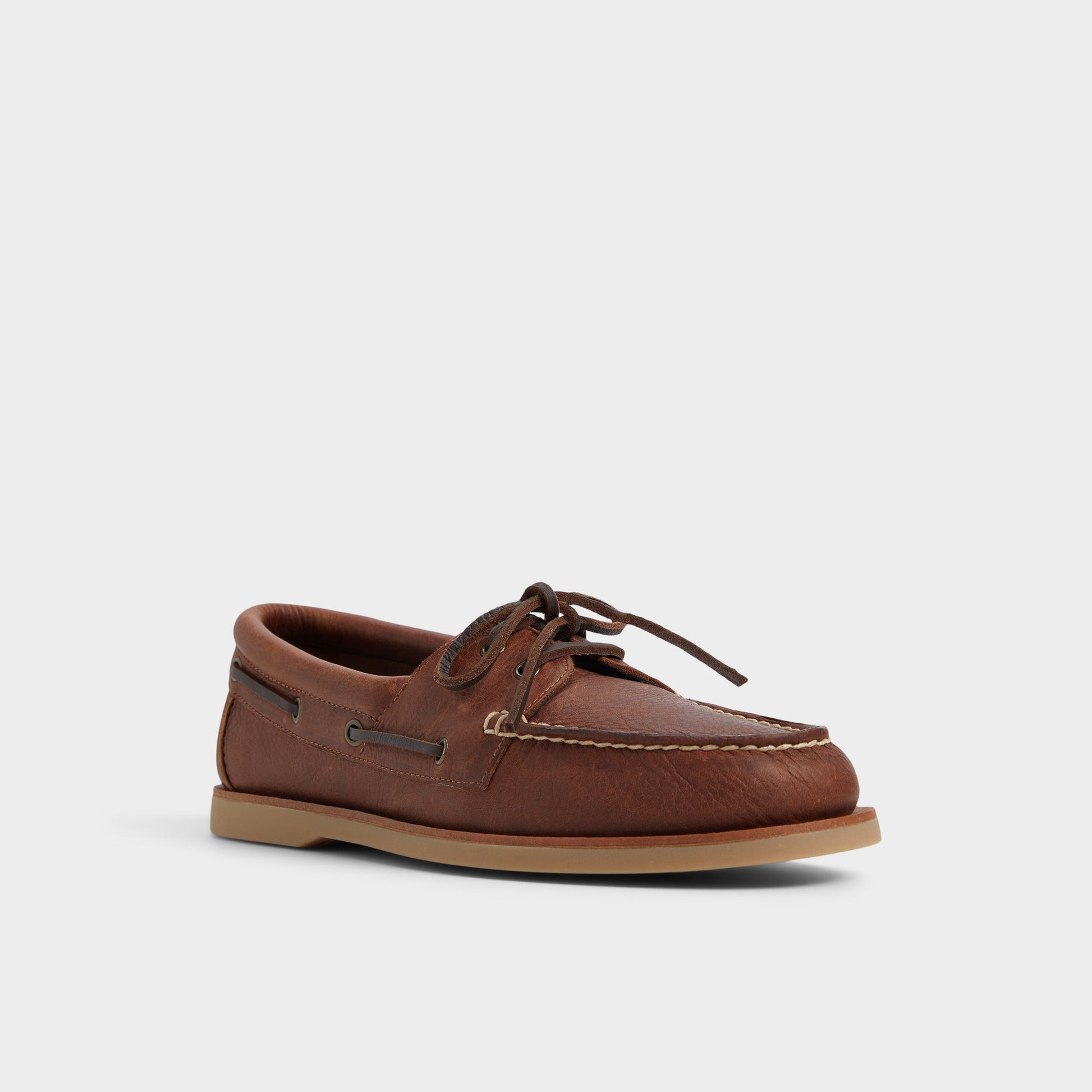 Angle de trois quarts de la face avant de Autre Marron Musker Chaussures nautiques