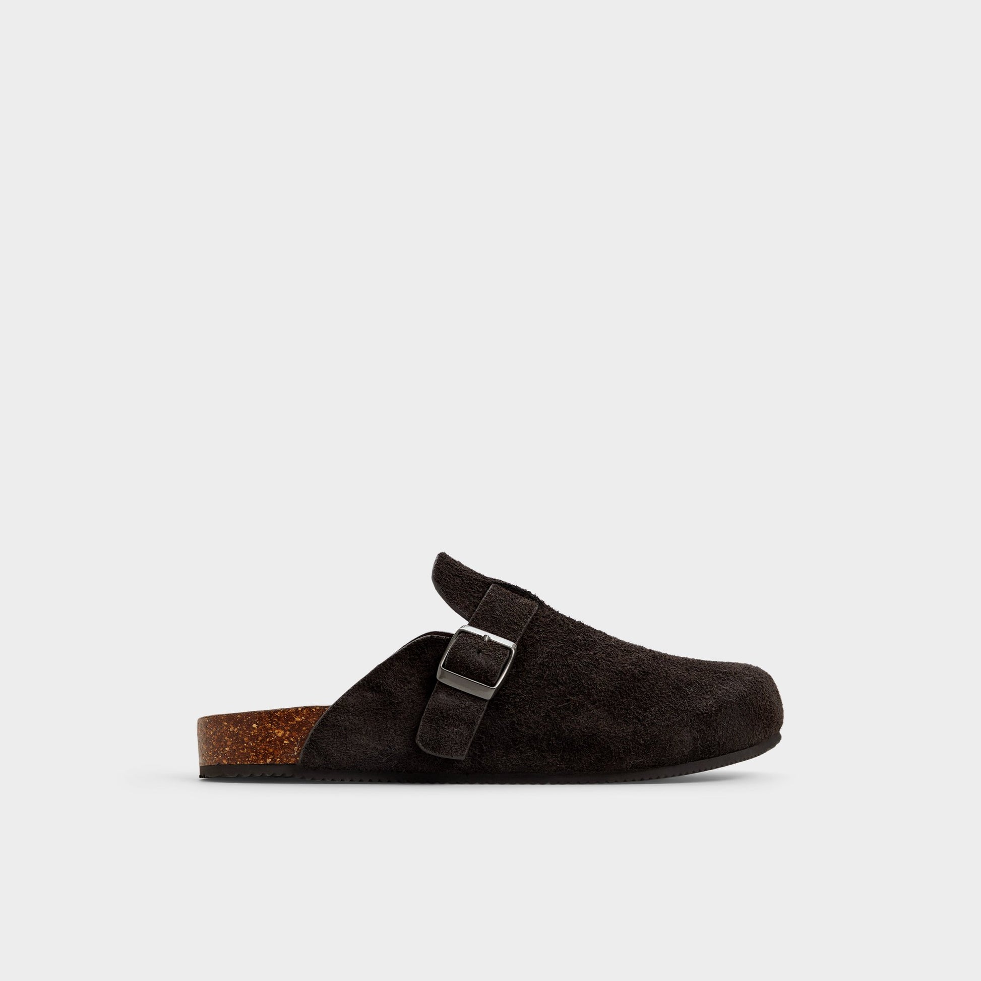 Main View of Dark Brown Spade Mule for Mens