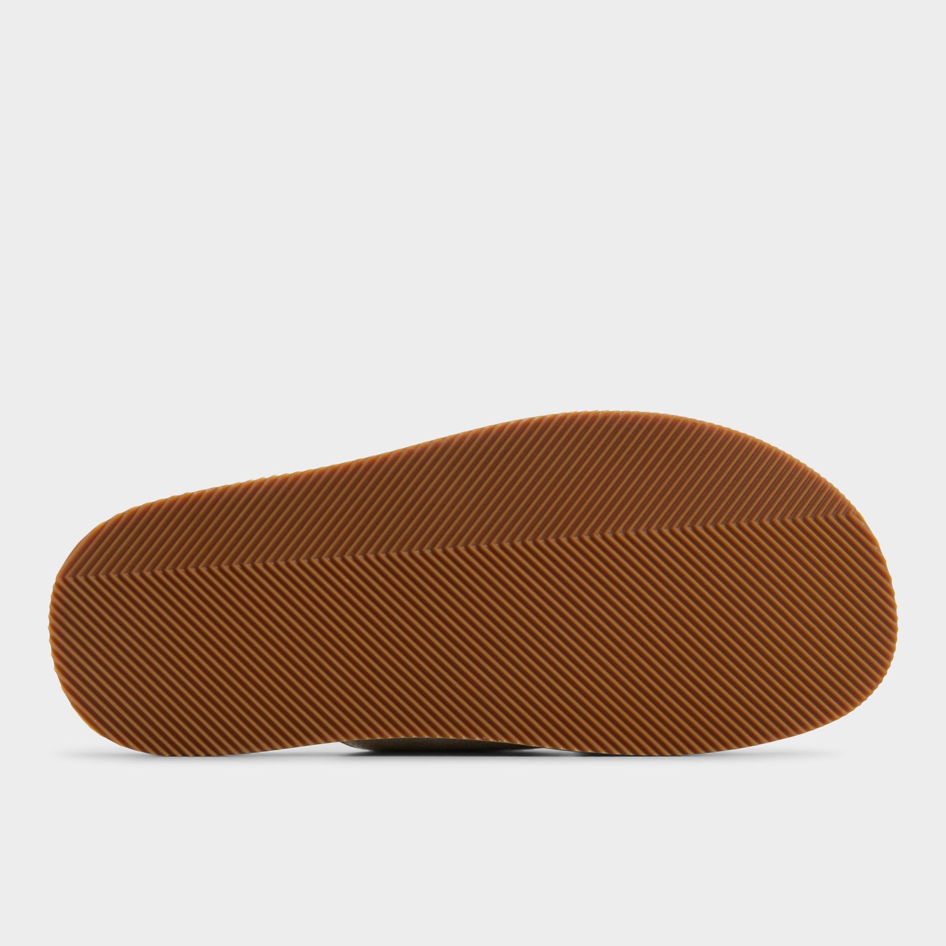 View of Open Beige Marrin Slide sandal's sole
