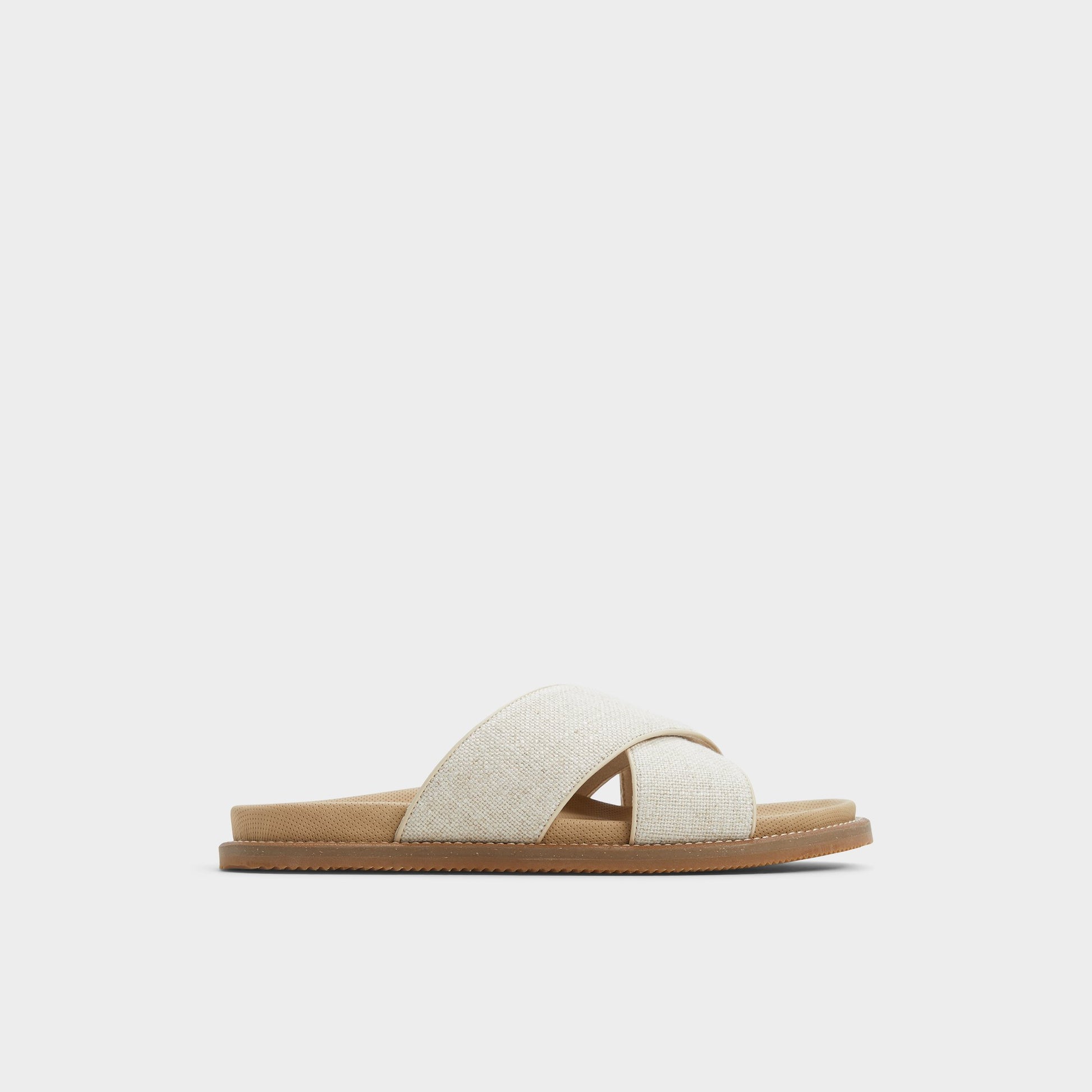 Main View of Open Beige Marrin Slide sandal for Mens