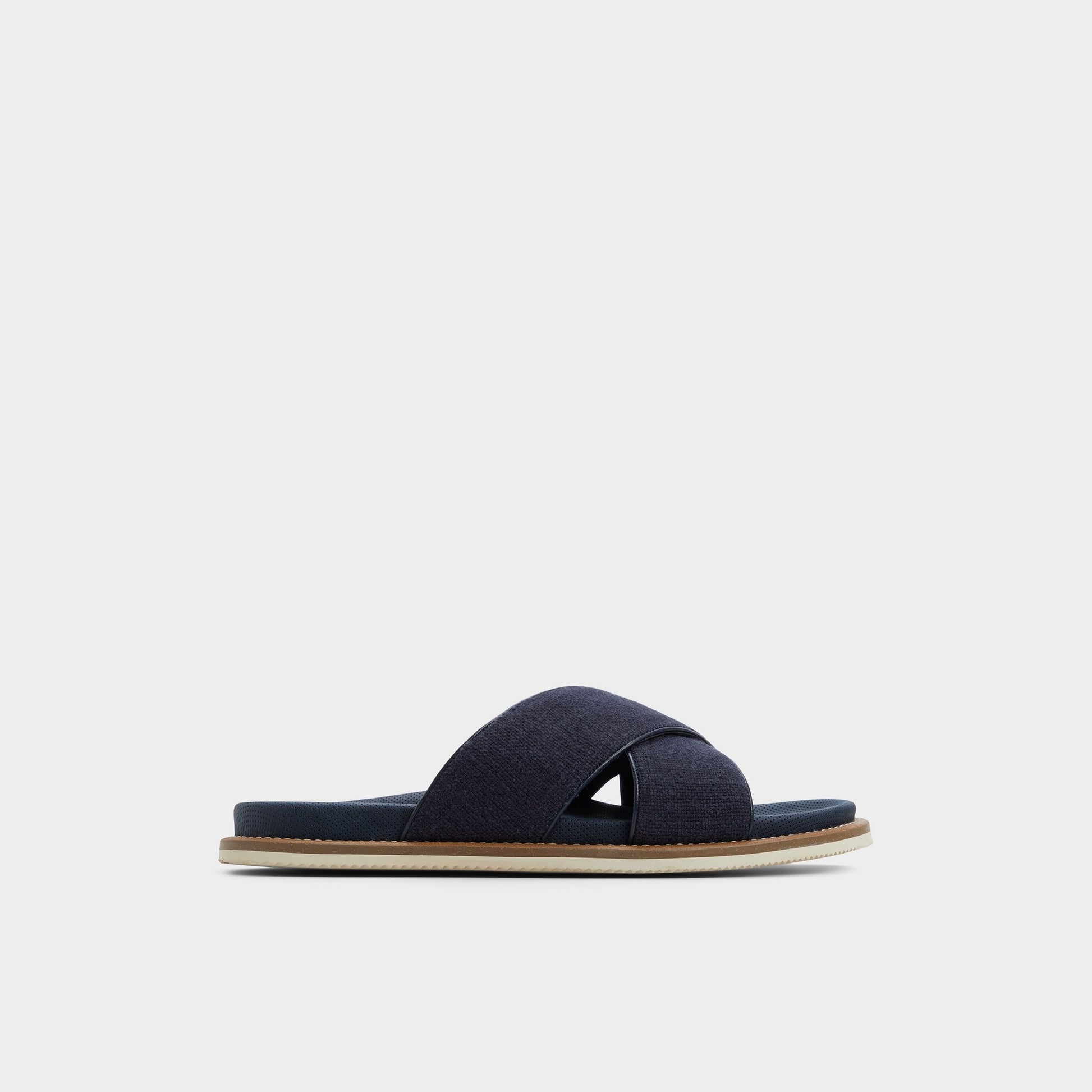 Main View of Navy Marrin Slide sandal for Mens