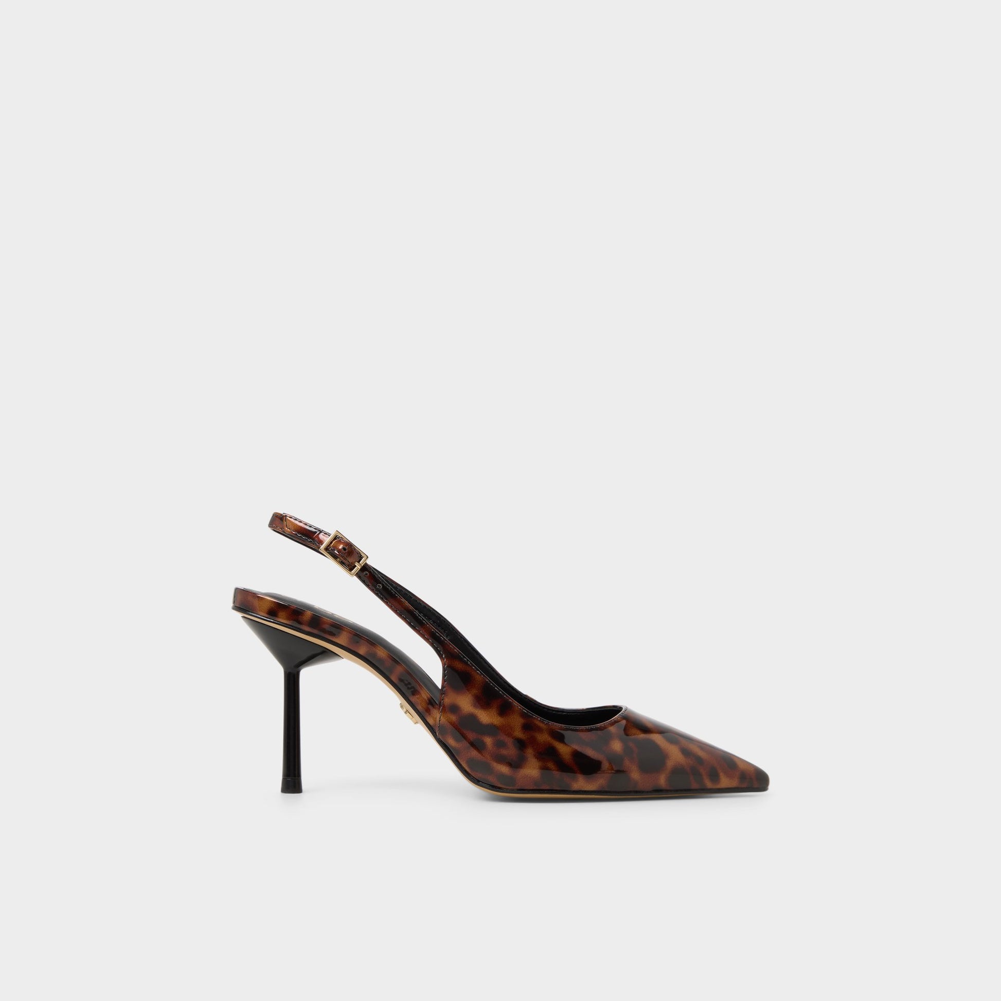 Main View of Open Brown Seralina Slingback heel for Womens