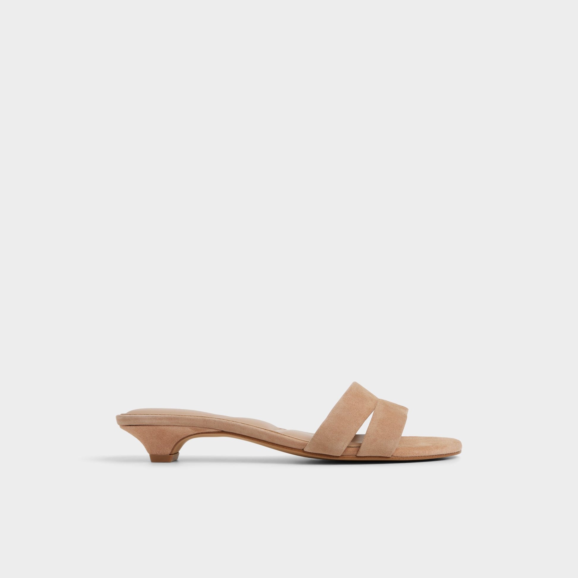 Main View of Medium Brown Scarletta Heeled mule for Womens
