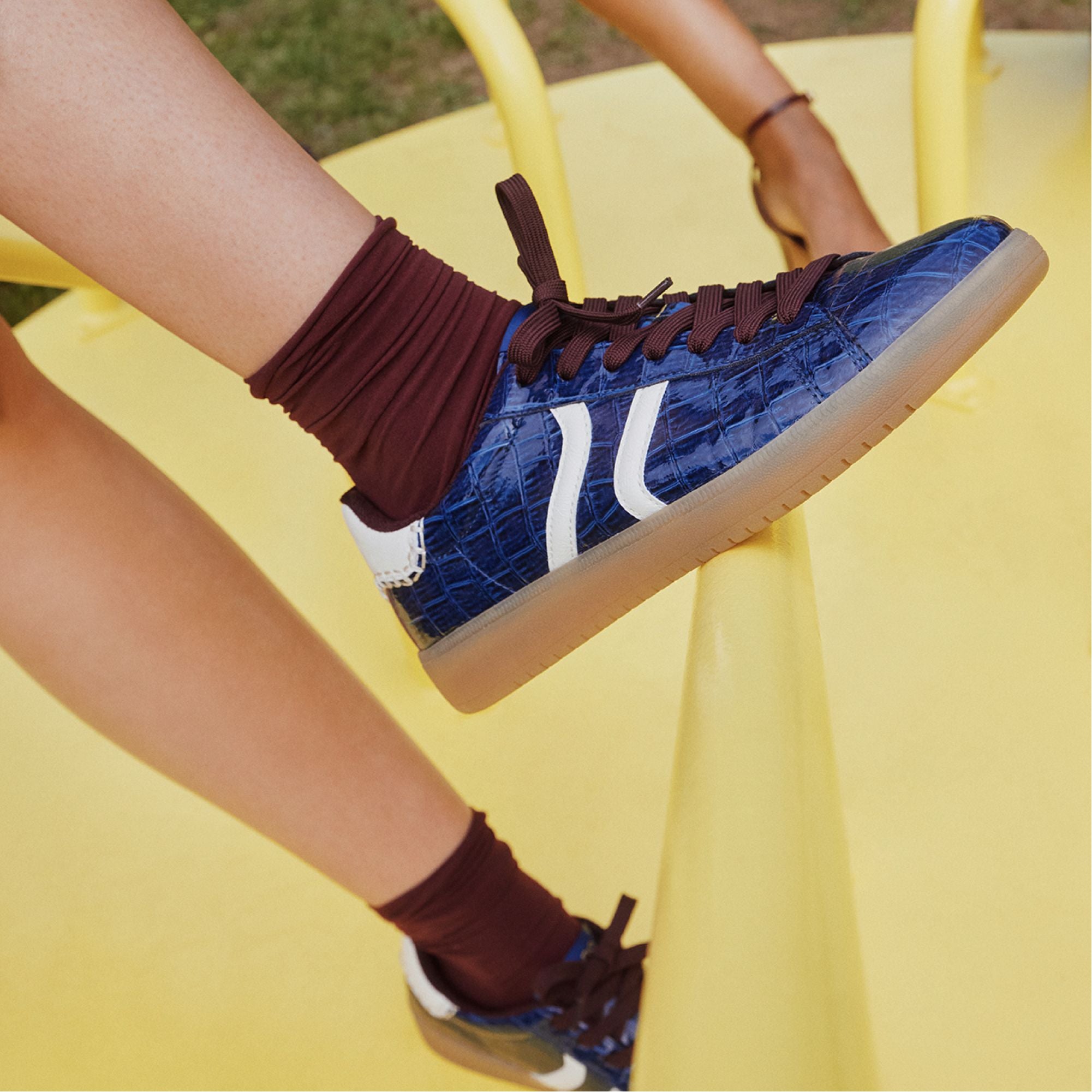 Chicsneaker2 Navy Women's Low top sneakers