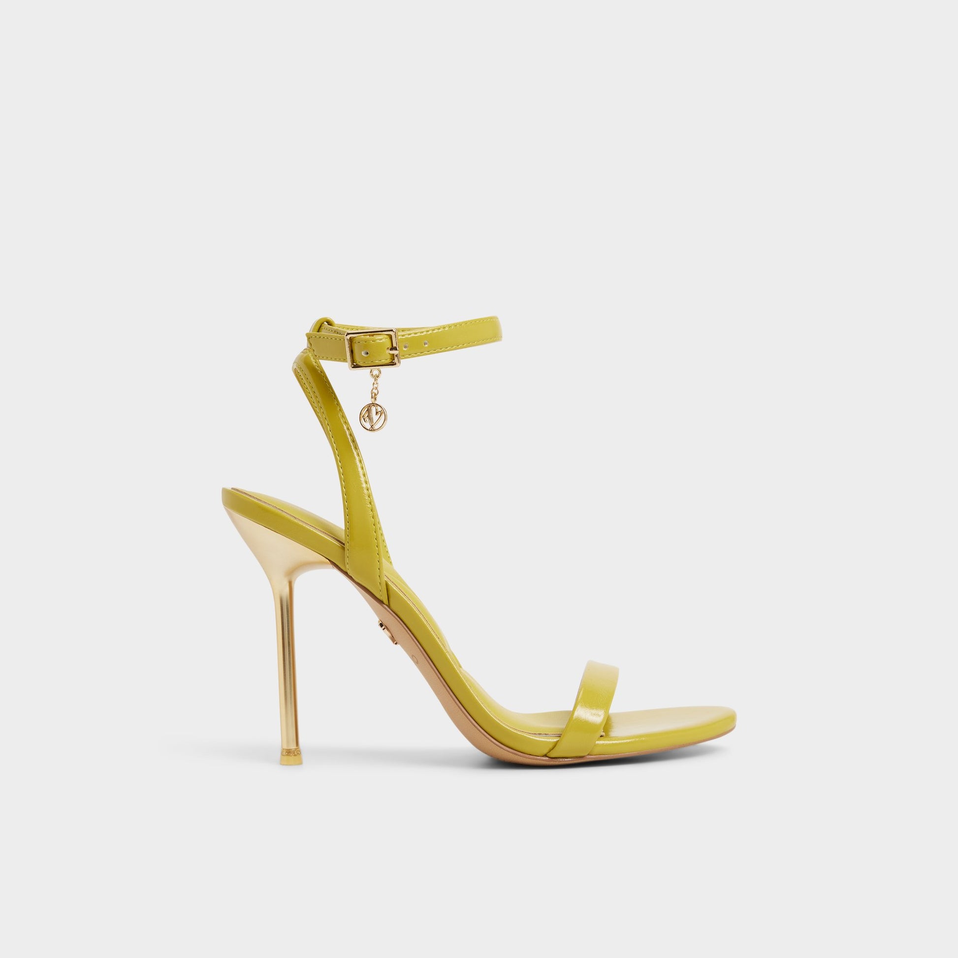 Main View of Lime Green Maristou Strappy heeled sandal for Womens